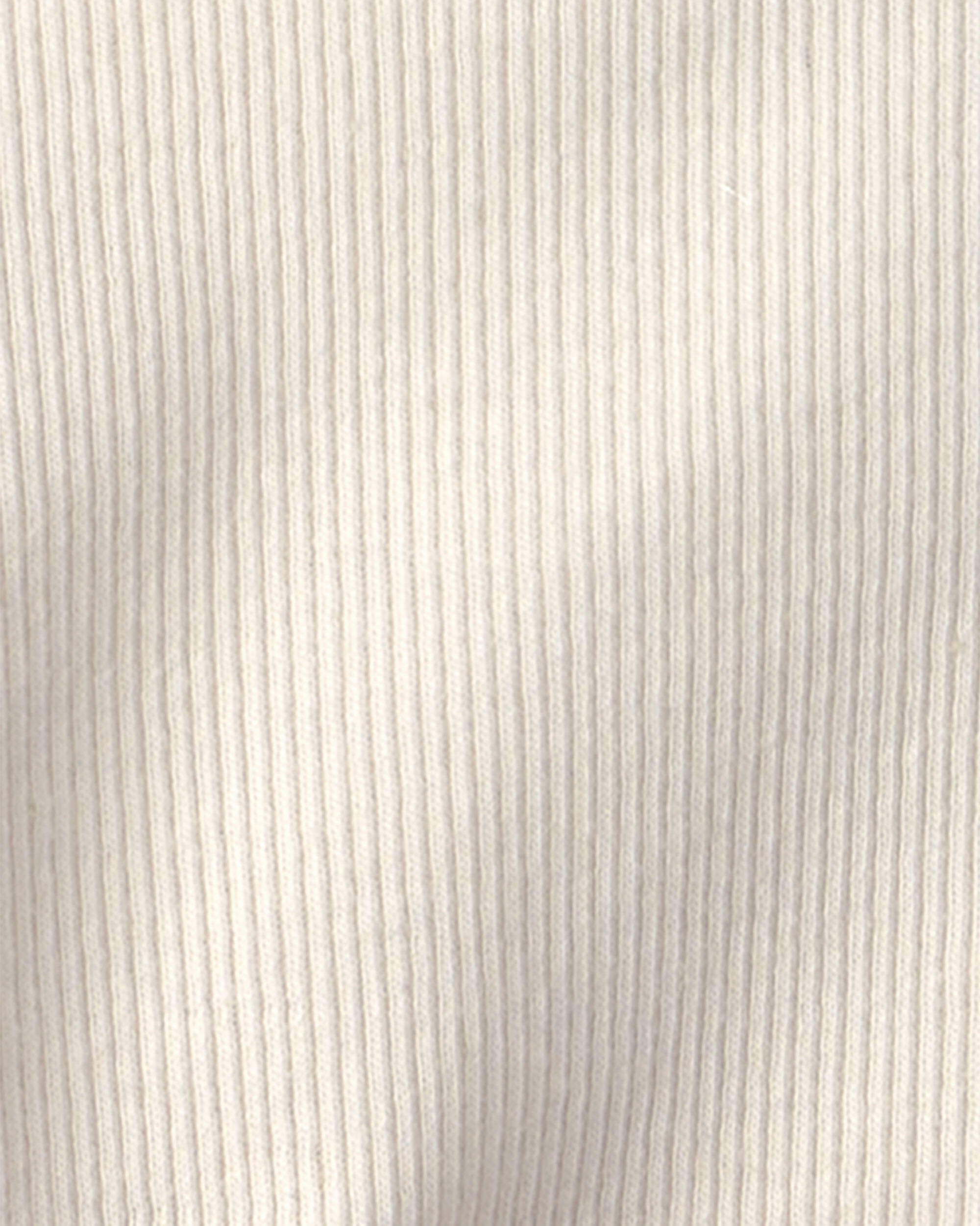 Toddler Girl 3-Pack Organic Cotton Rib Slim Fit Tops