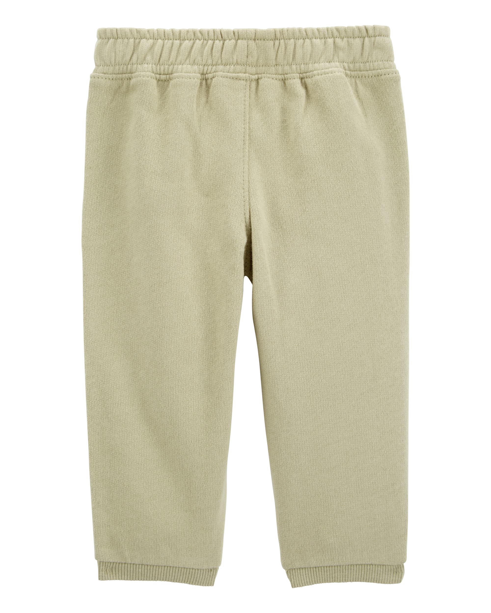 Baby Pull-On French Terry Joggers - Olive