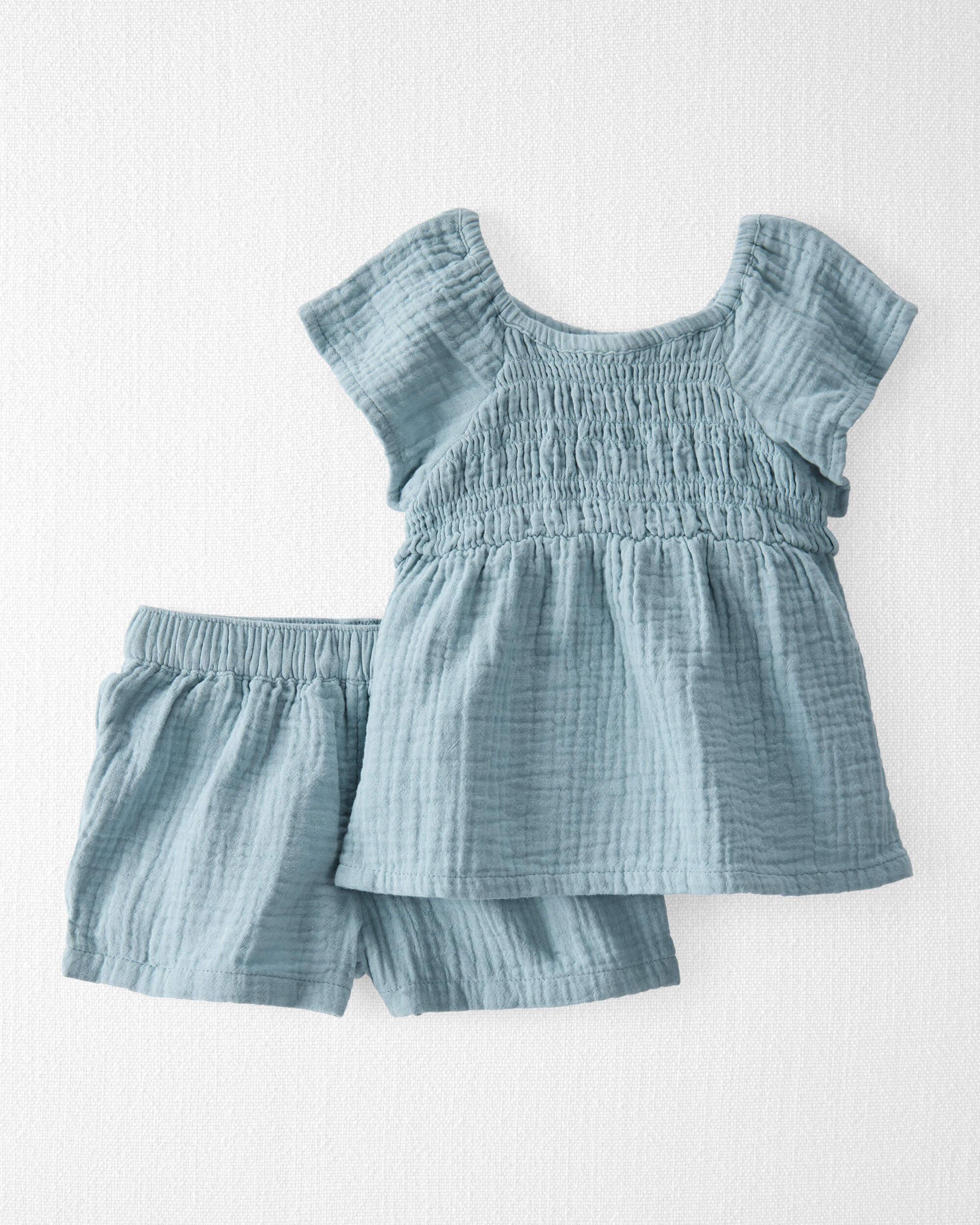 Baby 2-Piece Organic Cotton Gauze Set