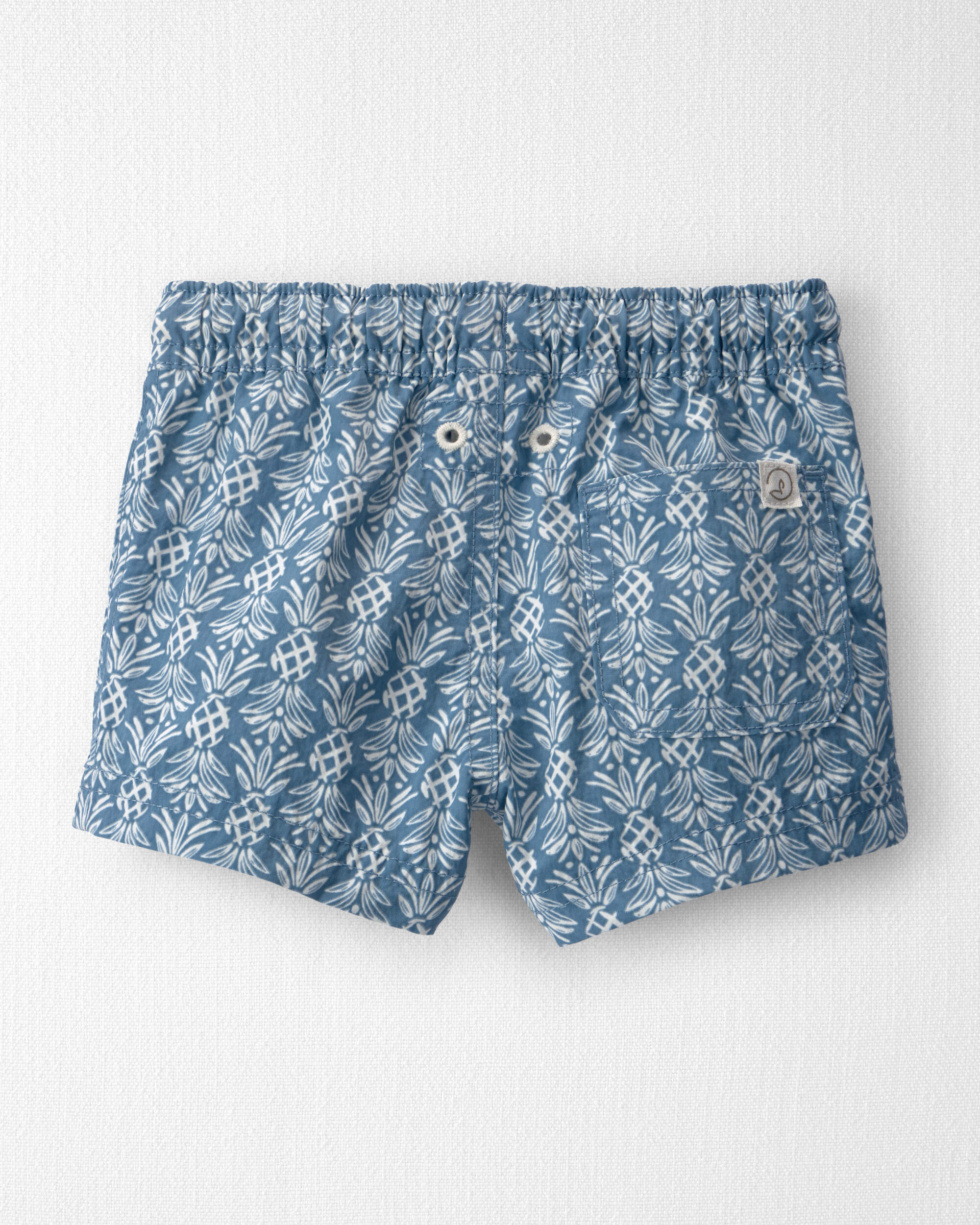 Baby Boy Recycled Swim Trunks Bloom Lagoon Print