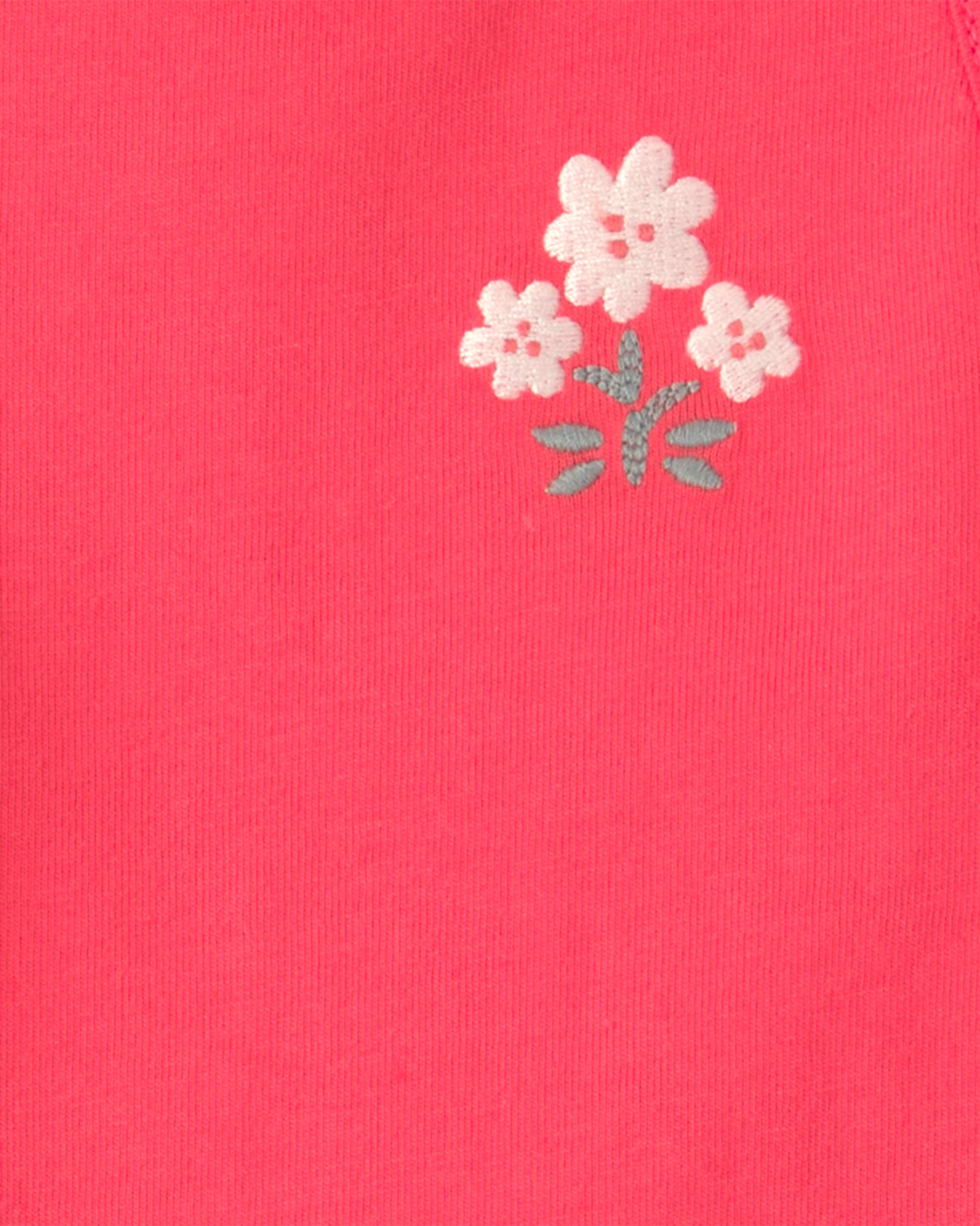 Baby Girl 3-Piece Floral Top & Short Set