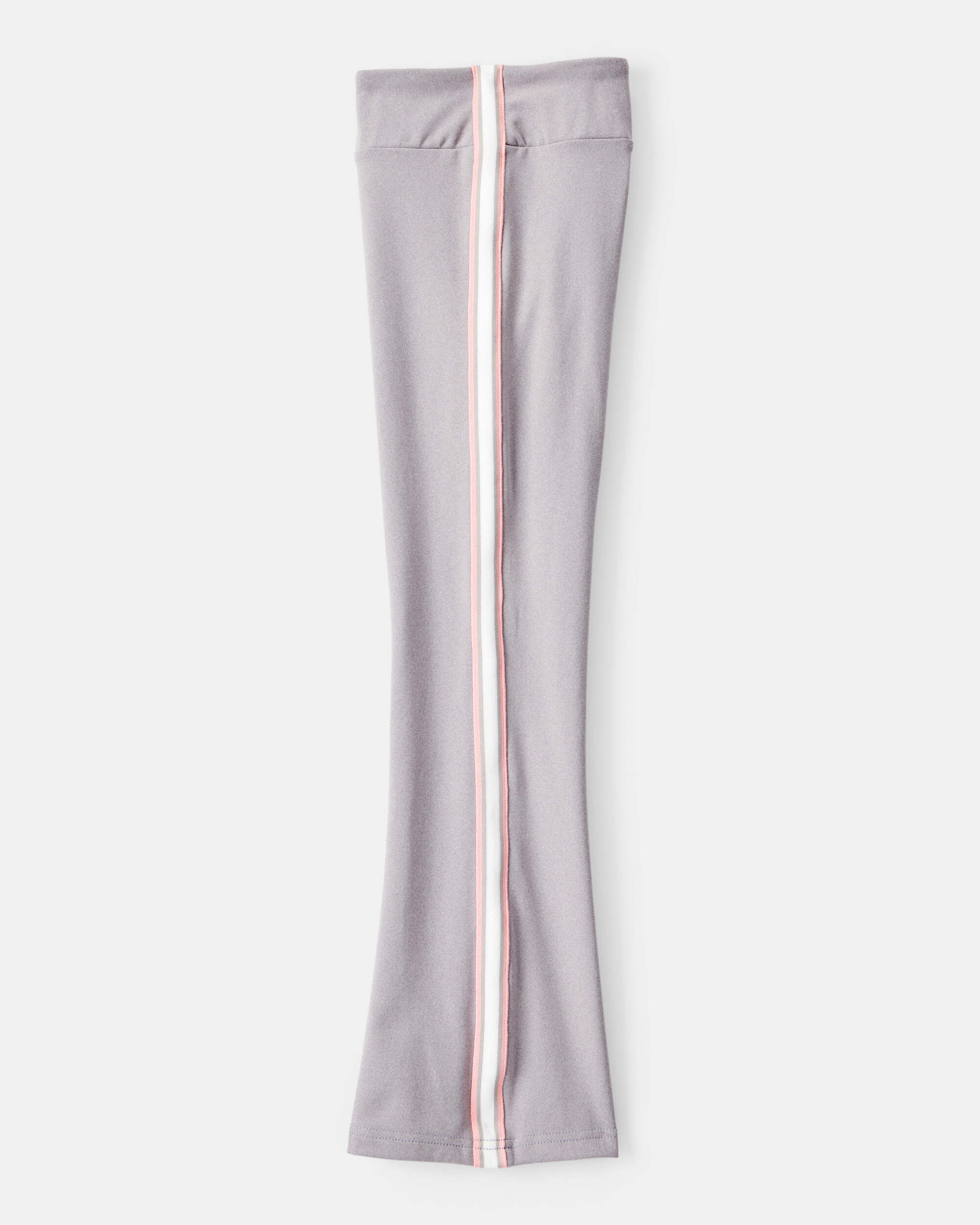 Girls Knit Flare Active Pants - Grey