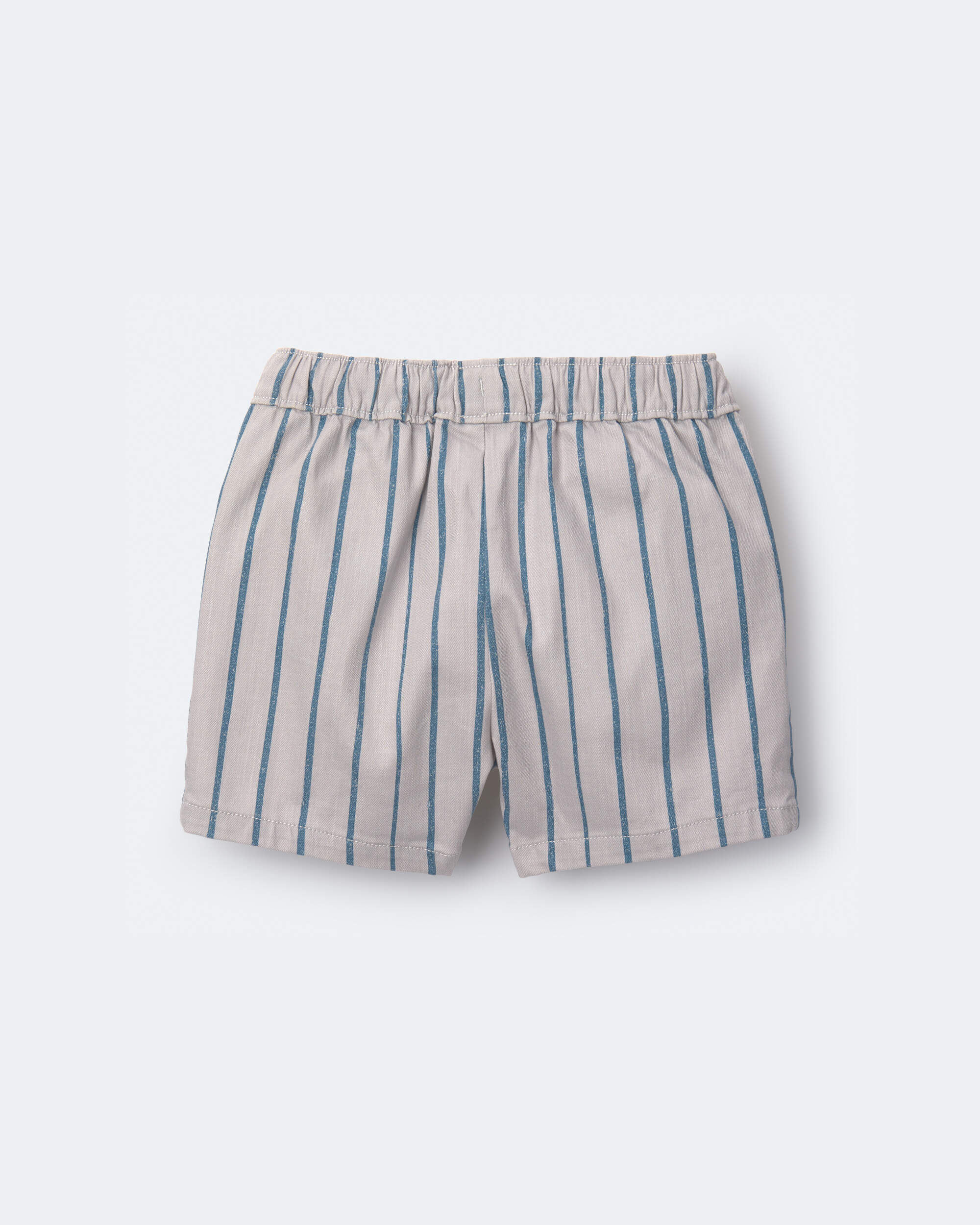 Toddler Boy Playground Shorts Stripes - Grey