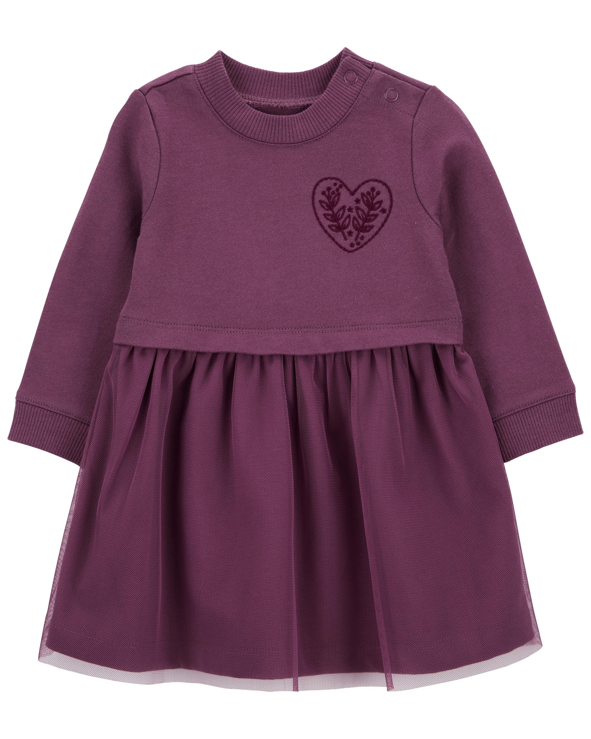 Heart French Terry Dress