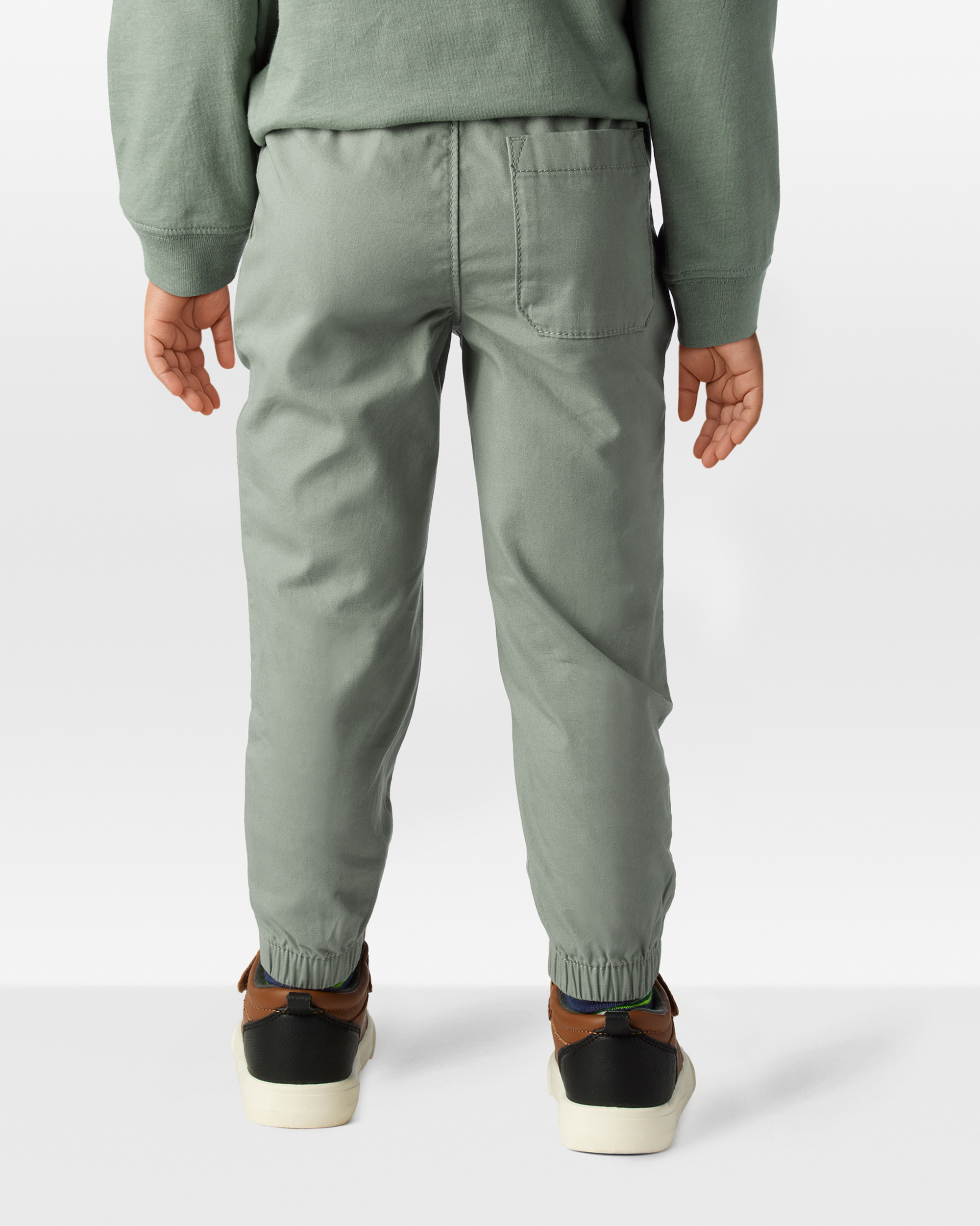 Toddler Boy Cotton Pull-On Fashion Pants - Green