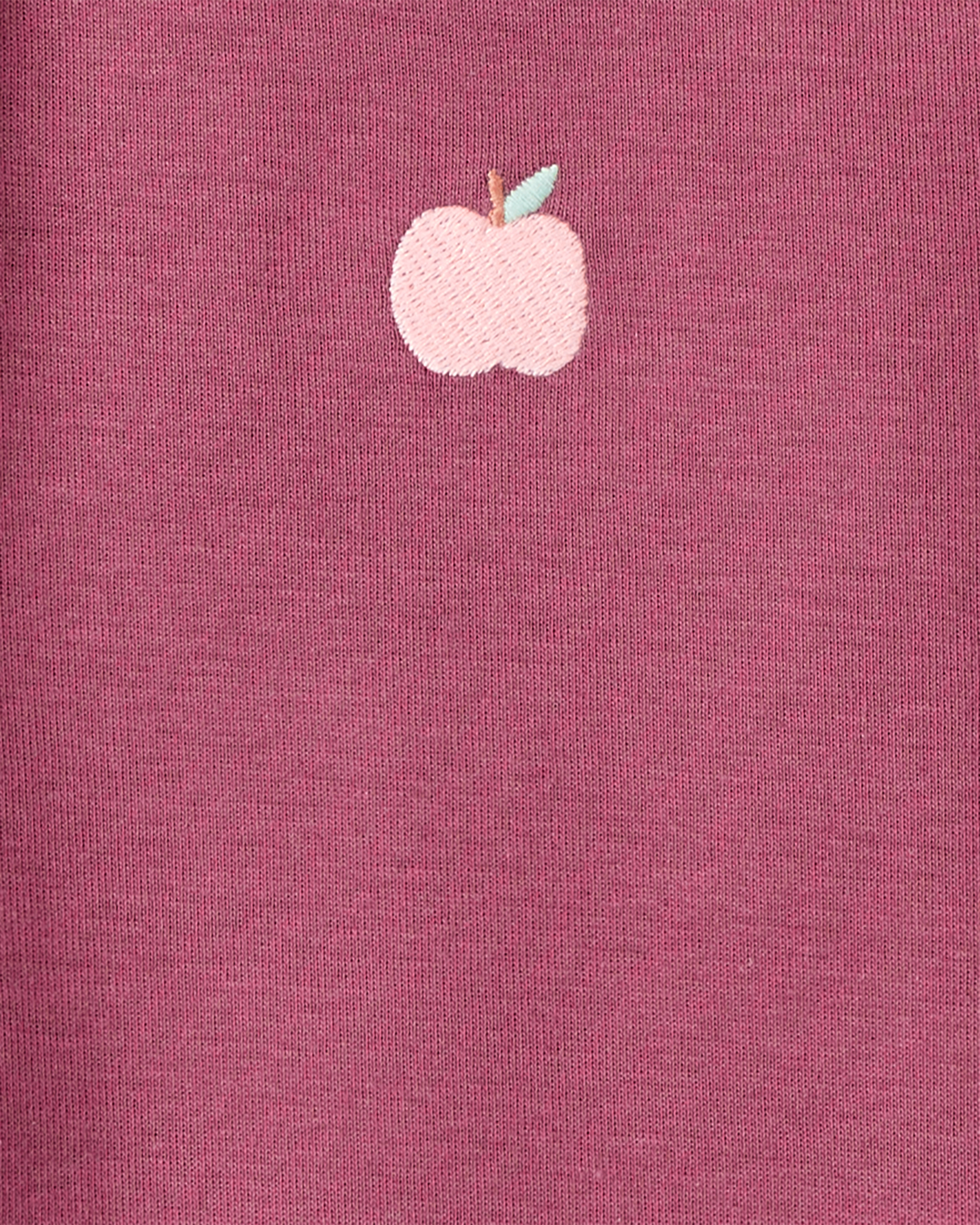 Baby Girl 5-Pack Fruit Print Cotton Multipack Bodysuits - Brown/Green/Pink/Red/White