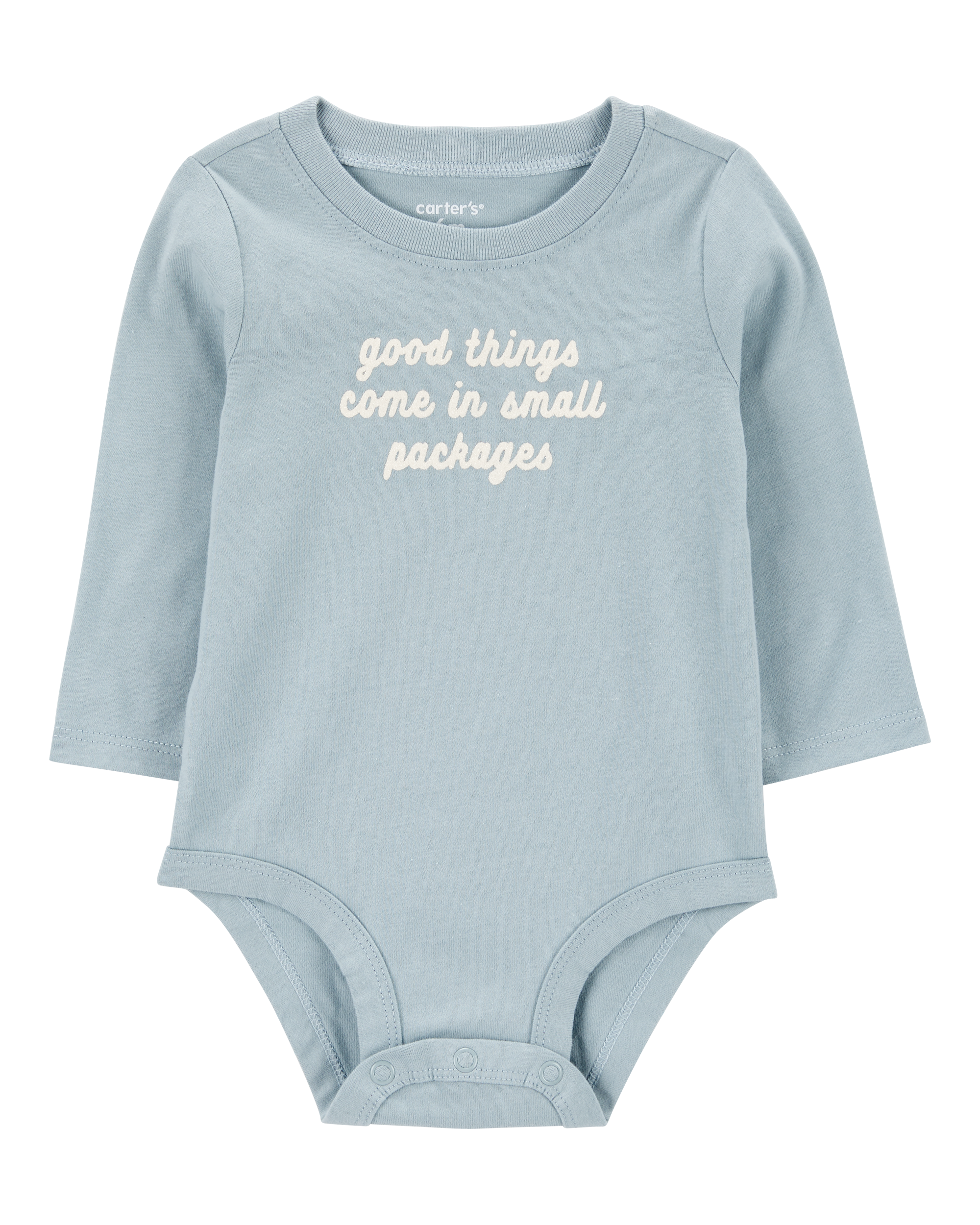 Baby Good Things Come Small Packages Long-Sleeve Bodysuit