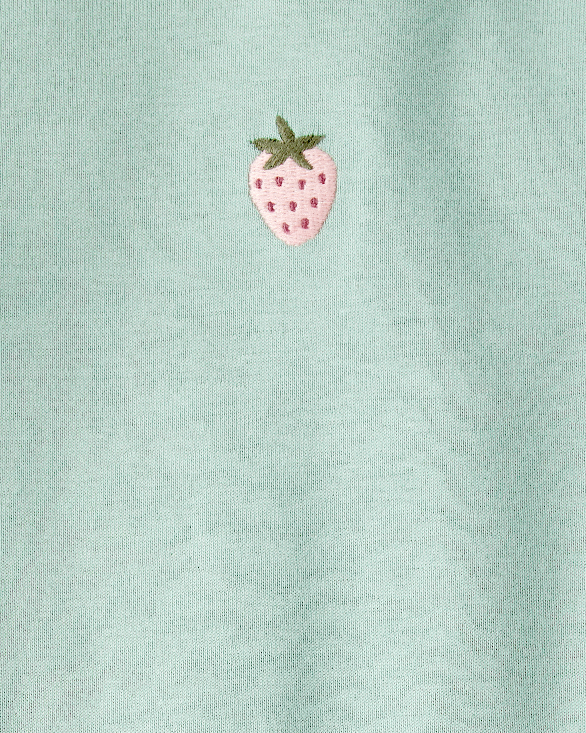 Baby Girl 5-Pack Fruit Print Cotton Multipack Bodysuits - Brown/Green/Pink/Red/White