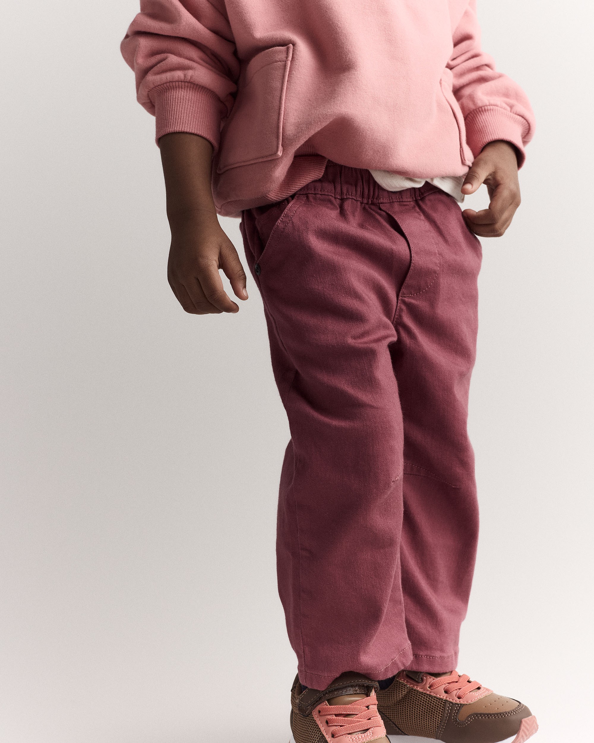Toddler Barrel Pant - Burgundy