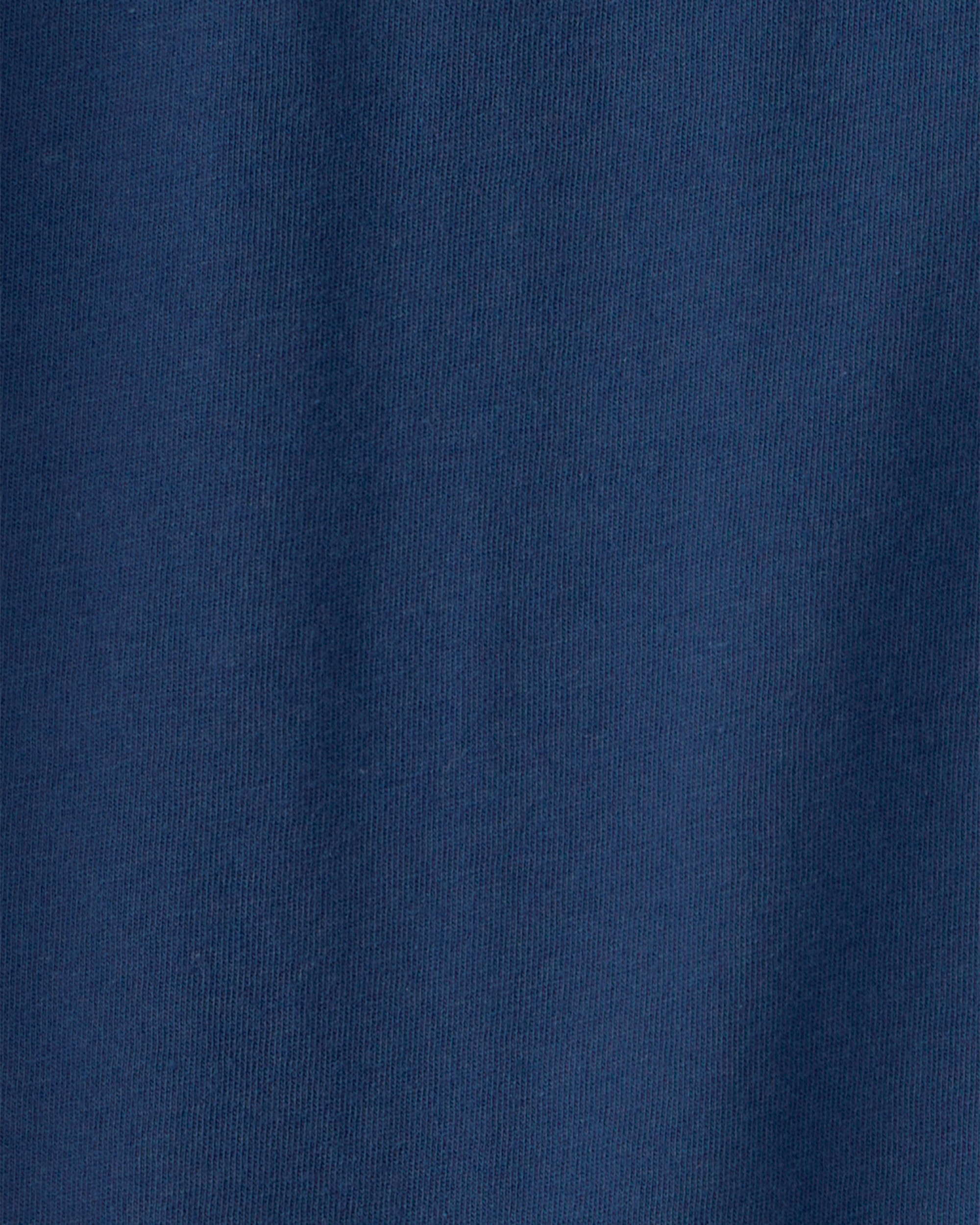 Kid Solid Henley T-Shirt - Blue