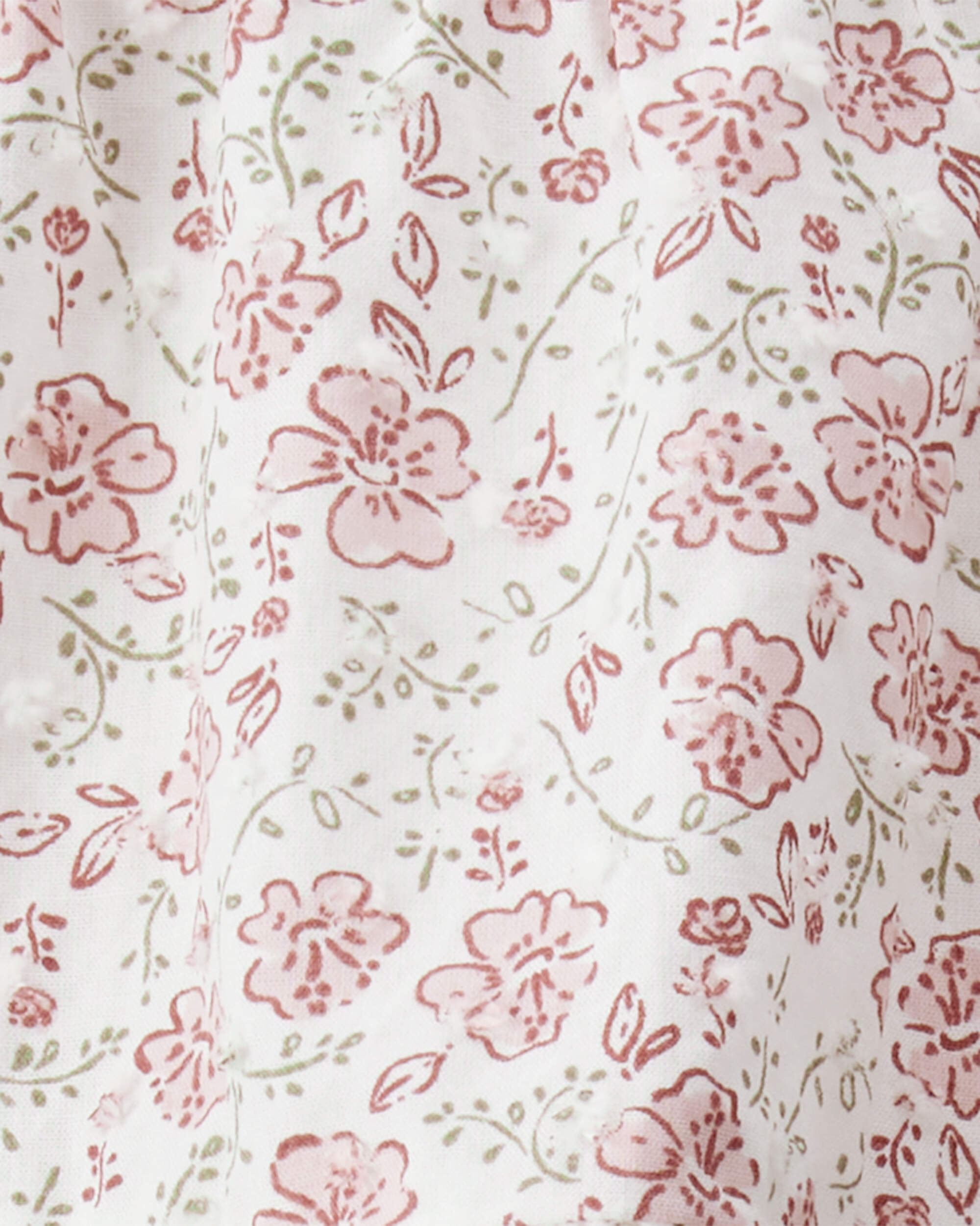 Baby Girl Organic Cotton Dress Prairie Blossom Print