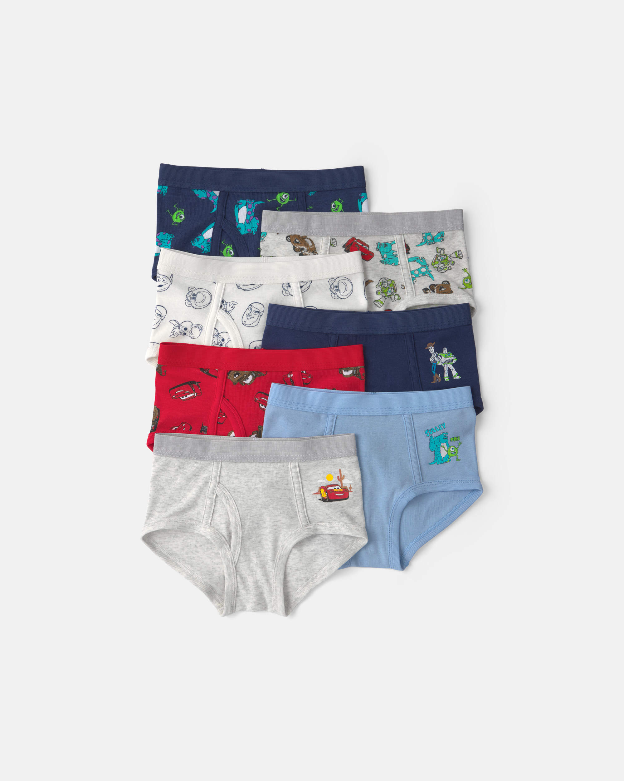 Toddler Boy 7-Pack Disney Pixar Briefs