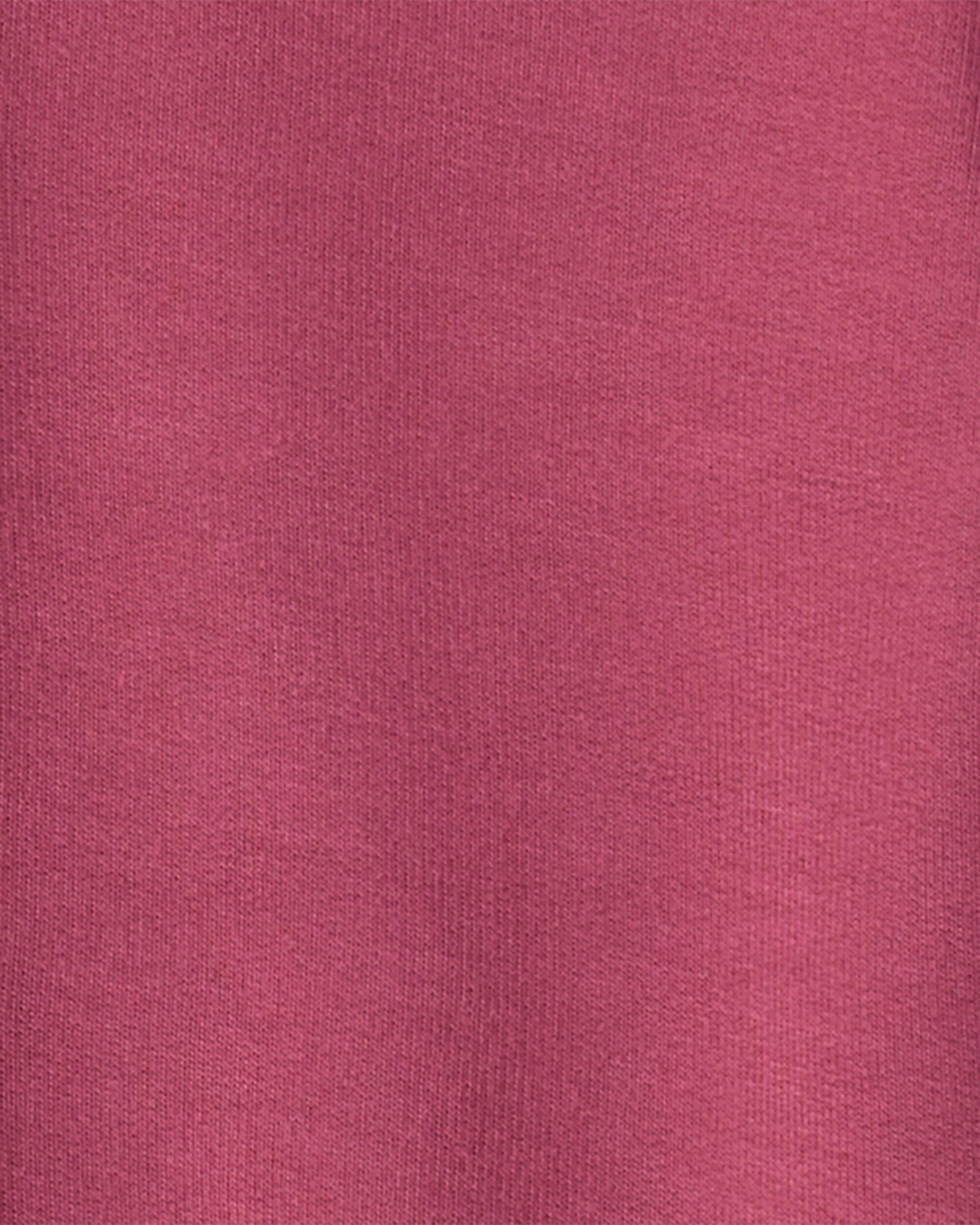 Baby Girl 2-Piece PurelySoft Long-Sleeve Tee & Pant Set - Purple/Red