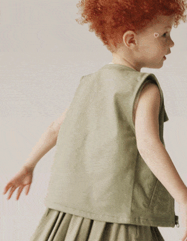 Toddler Girl Avenue Twirl™ Midi Skirt - Olive