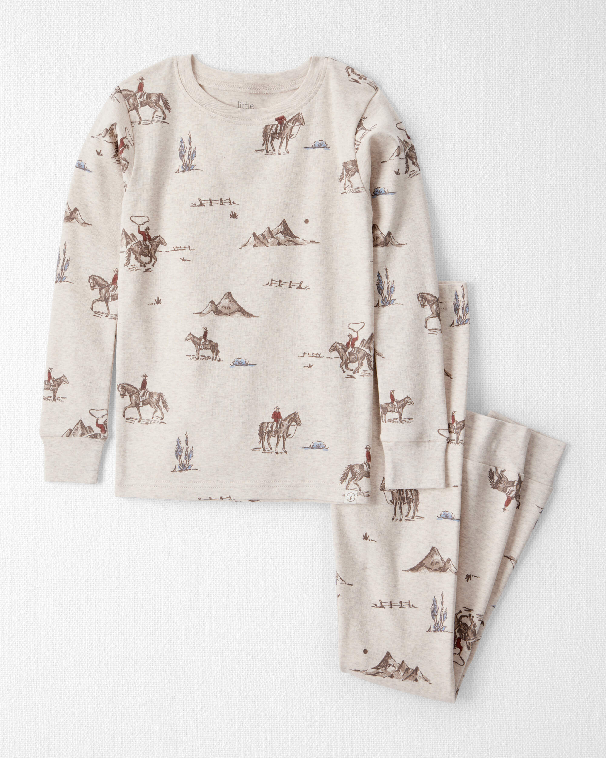 Kids 2-Piece Organic Cotton Pyjamas Western Rodeo