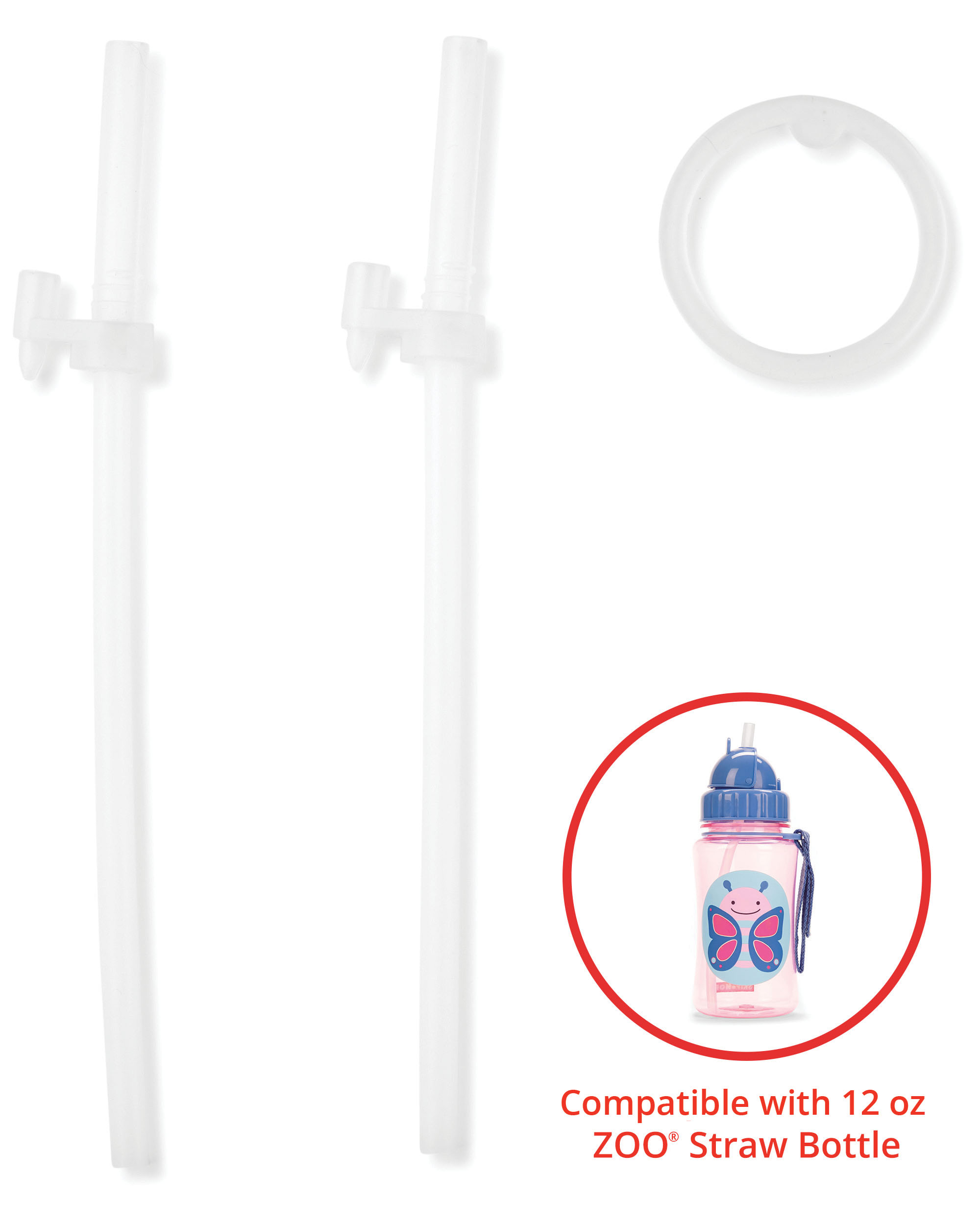 Zoo Straw Bottle - Extra Straws