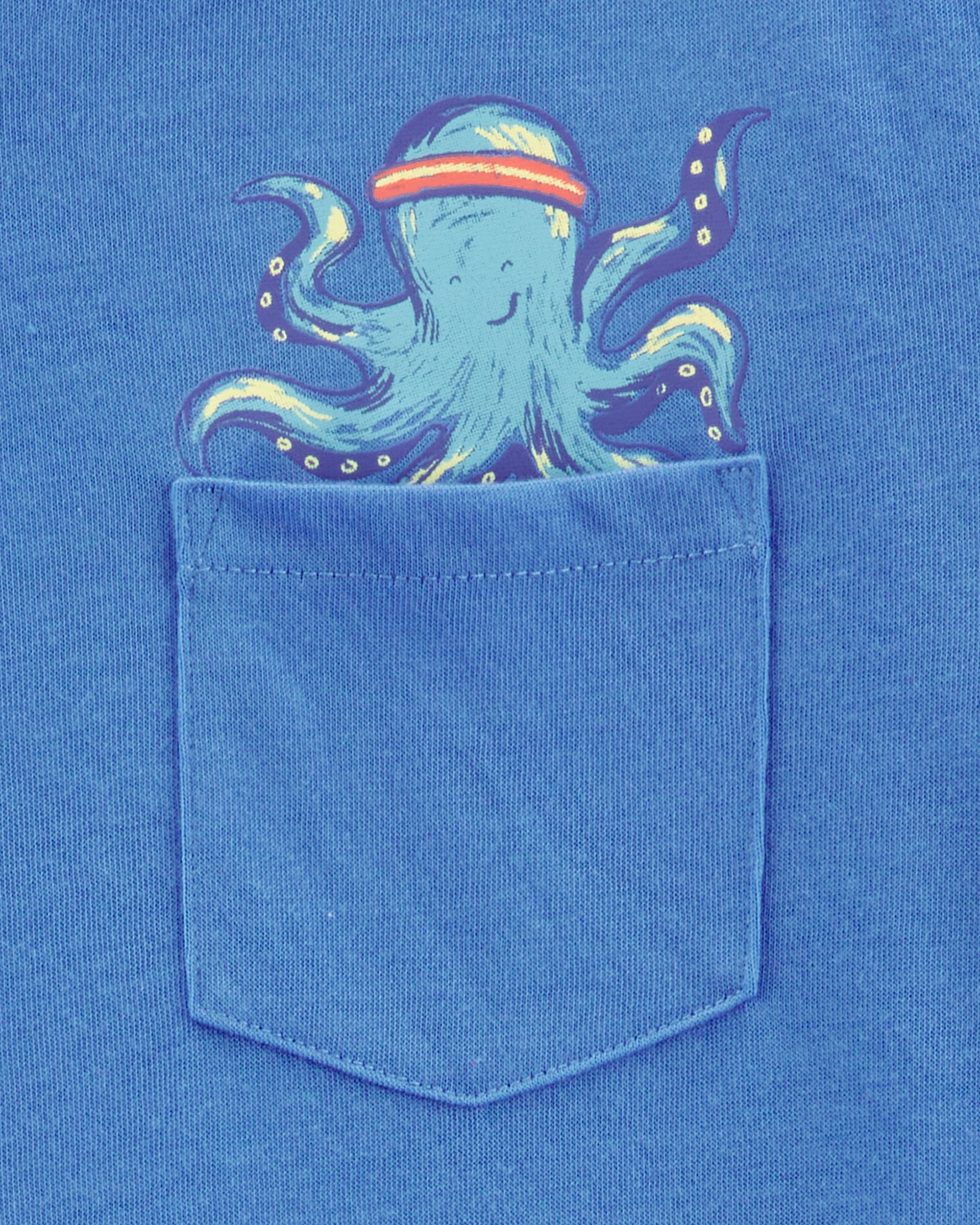Boys 2-Piece Octopus Print Loose Fit Pyjamas