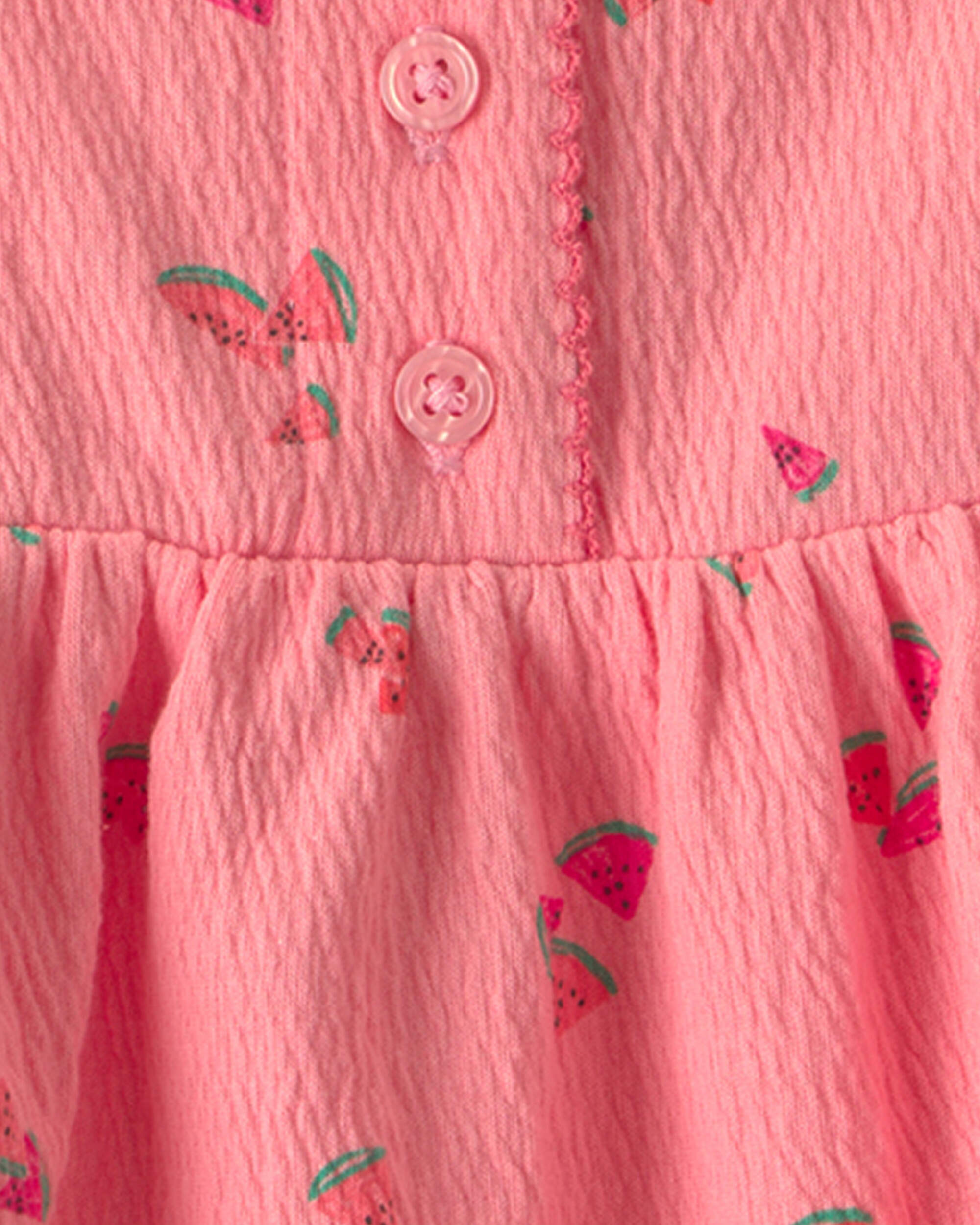 Toddler Girl Watermelon Tank Top - Pink