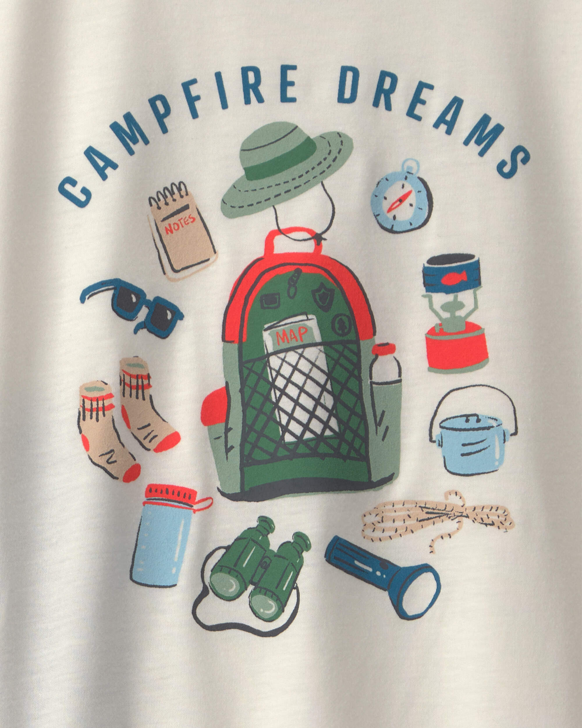 Boys Camp Short-Sleeve 2-Piece Pyjama Set