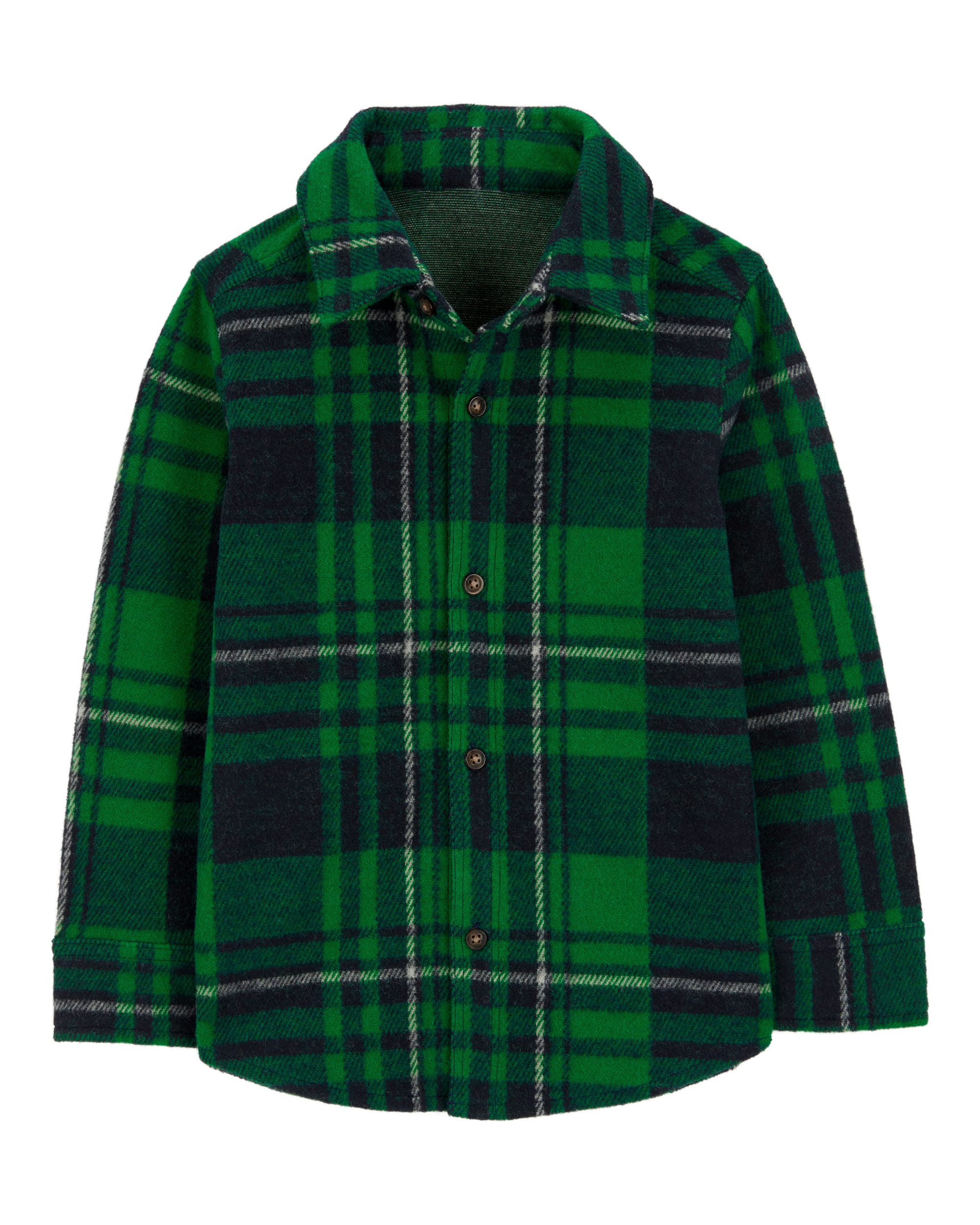 Toddler Plaid Jacquard Button-Down Shirt