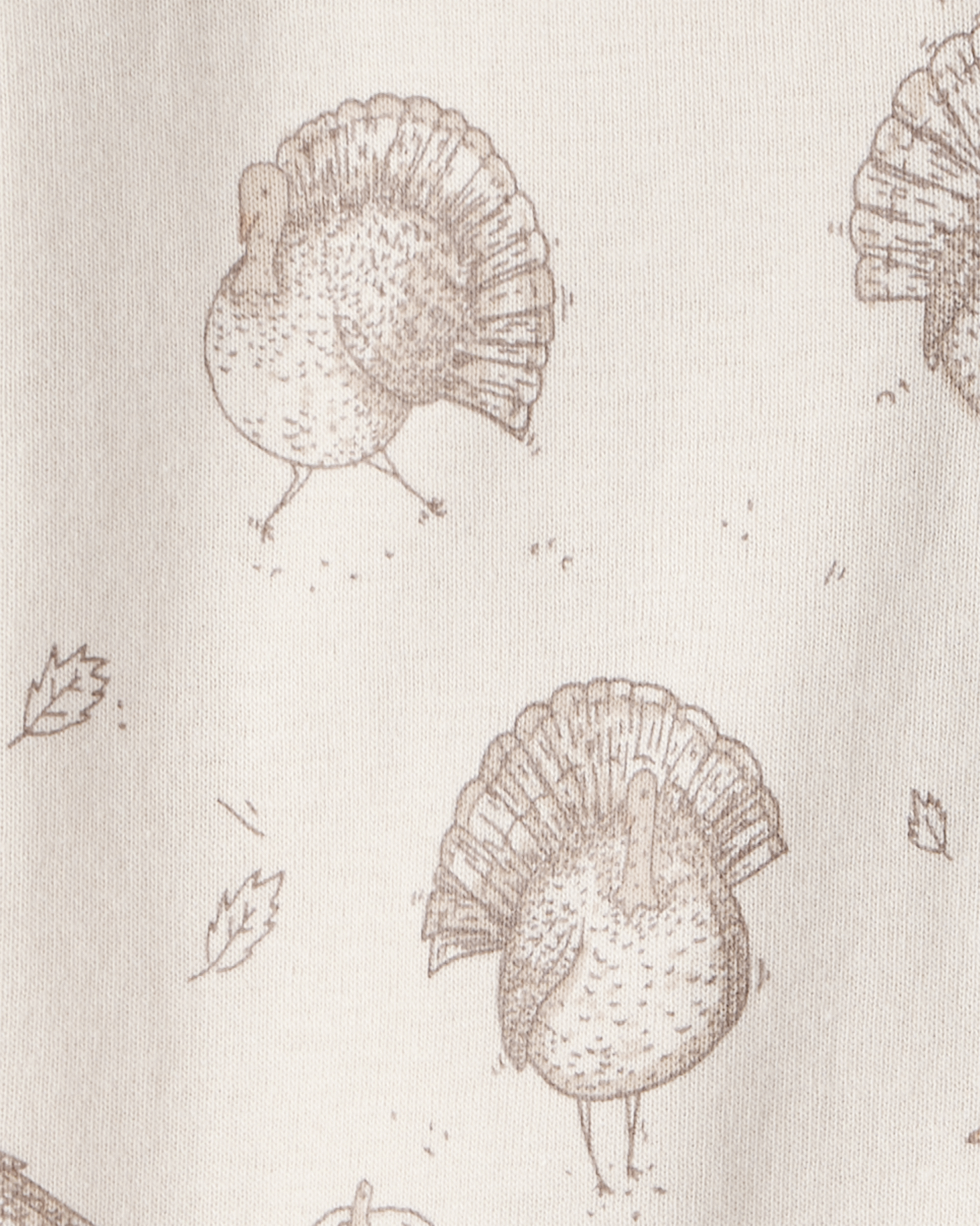 Baby Organic Cotton Sleep & Play Pyjamas Autumn Grove Print