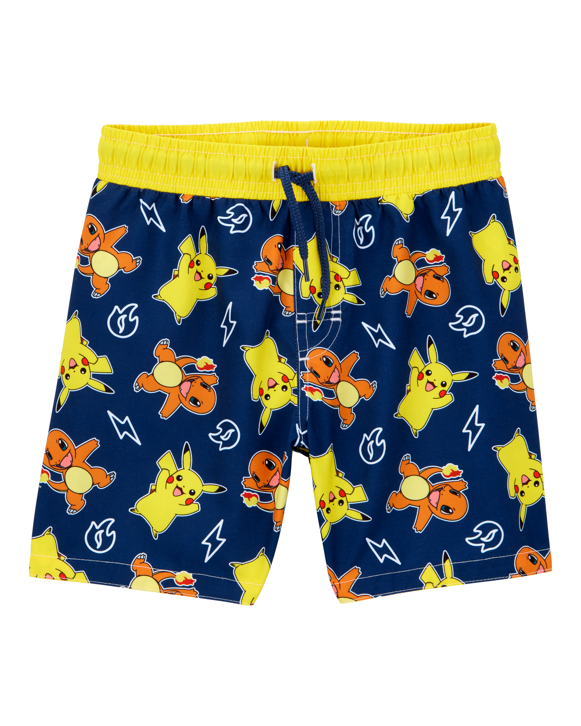 Kid Pokémon™ Pikachu Swim Trunks - Navy/Yellow