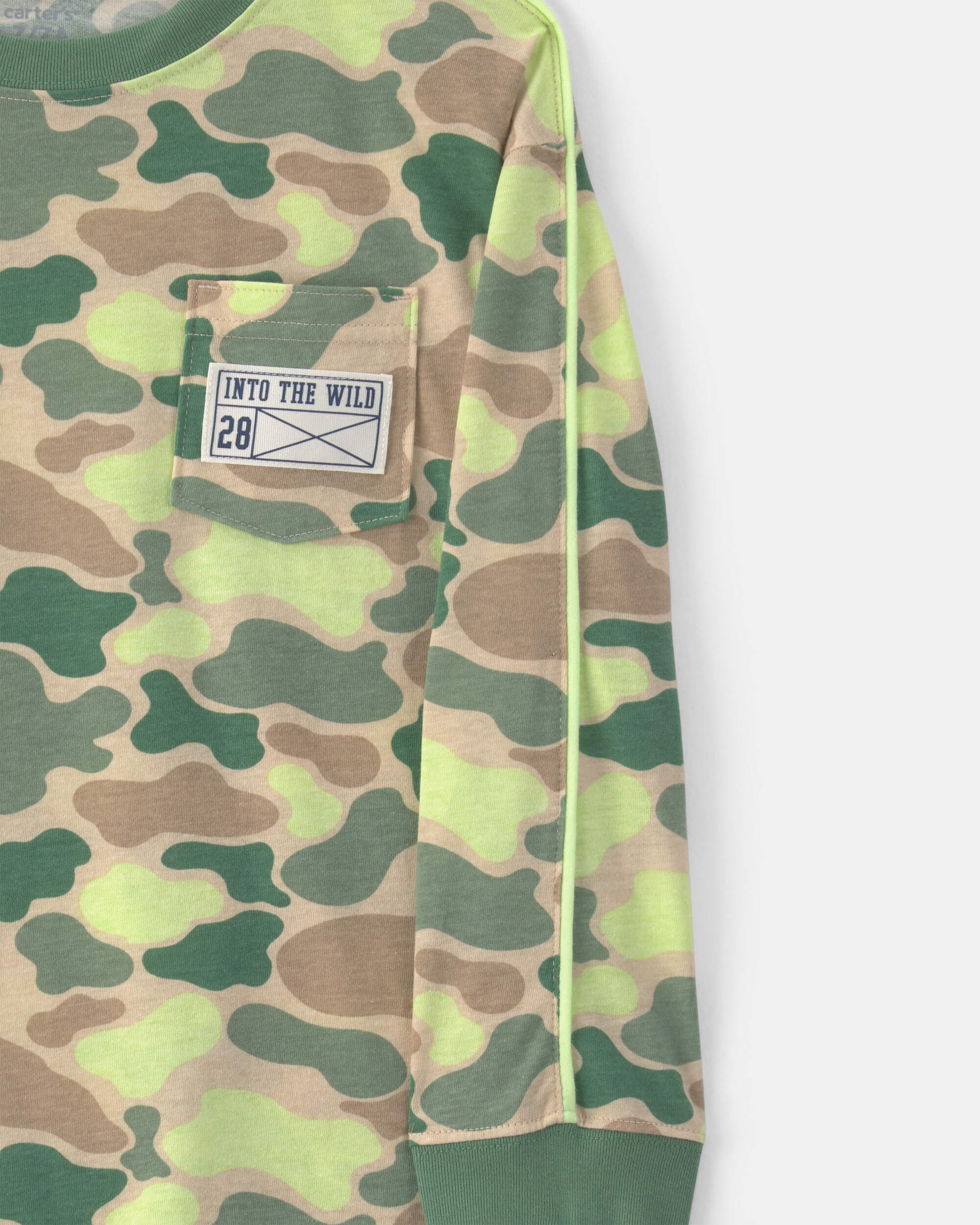 Boys Long-Sleeve  Camo T-Shirt - Multi