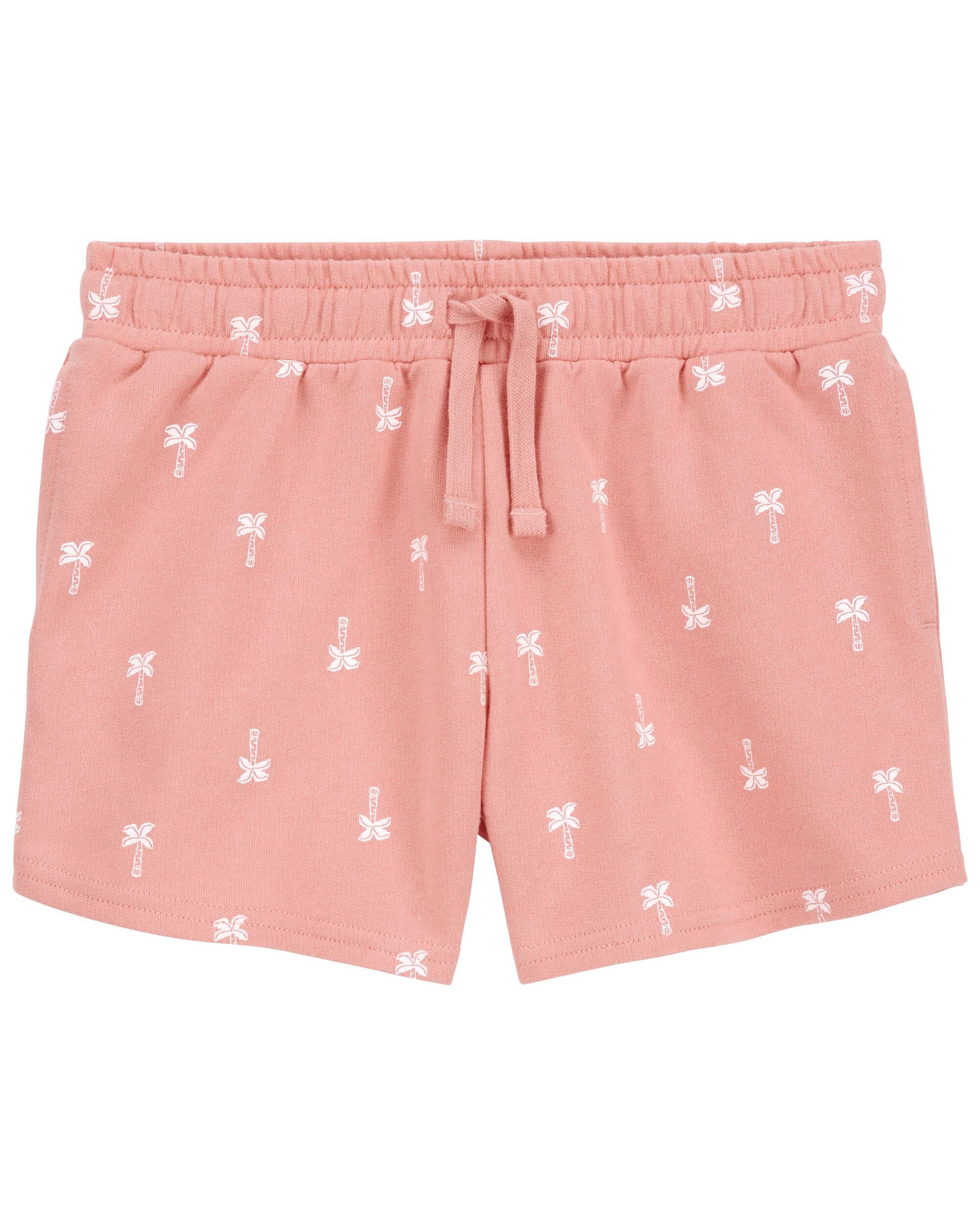 Palm Tree Pull-On French Terry Shorts