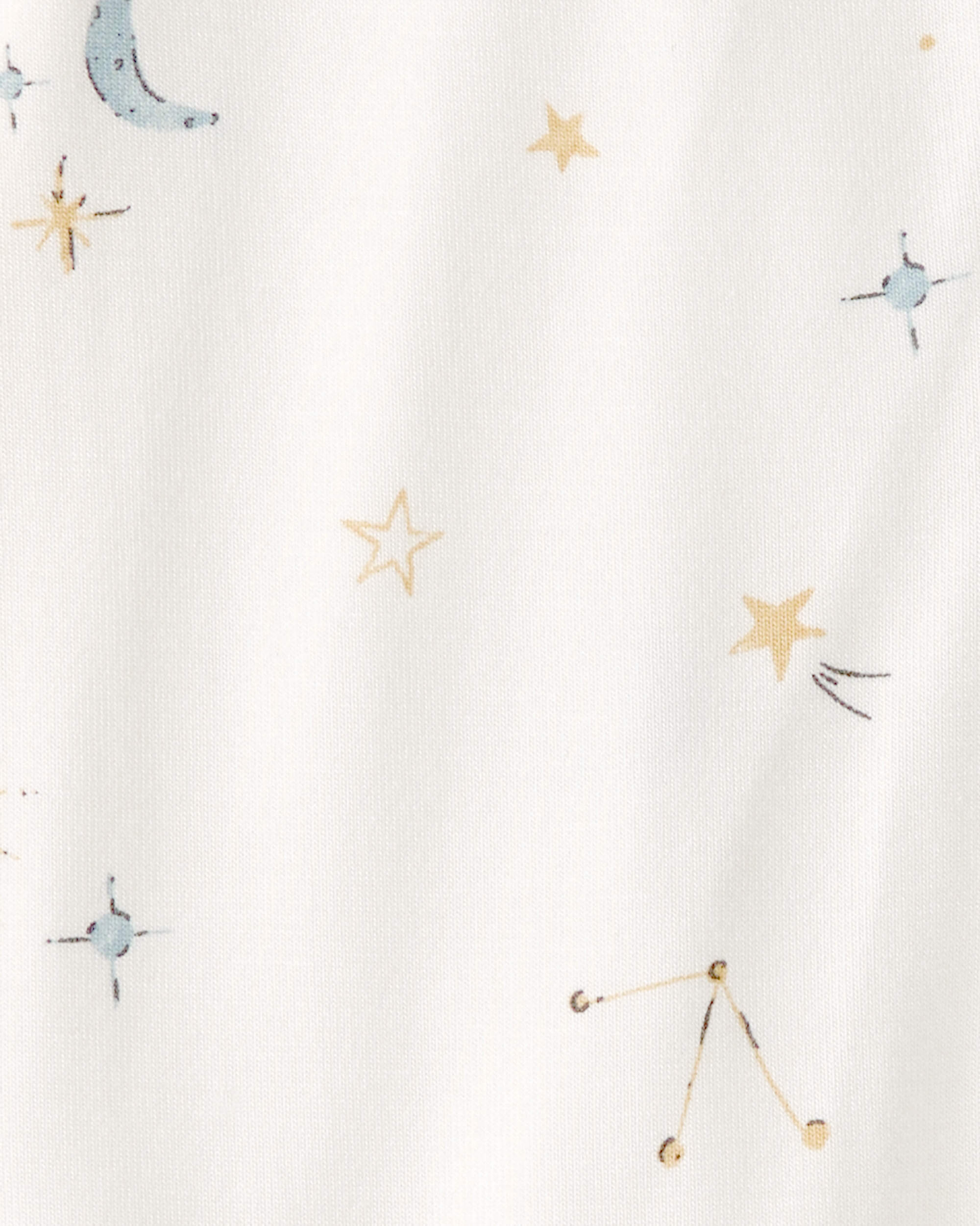 Baby Constellation 2-Way Zip PurelySoft Footie Sleeper - Cream