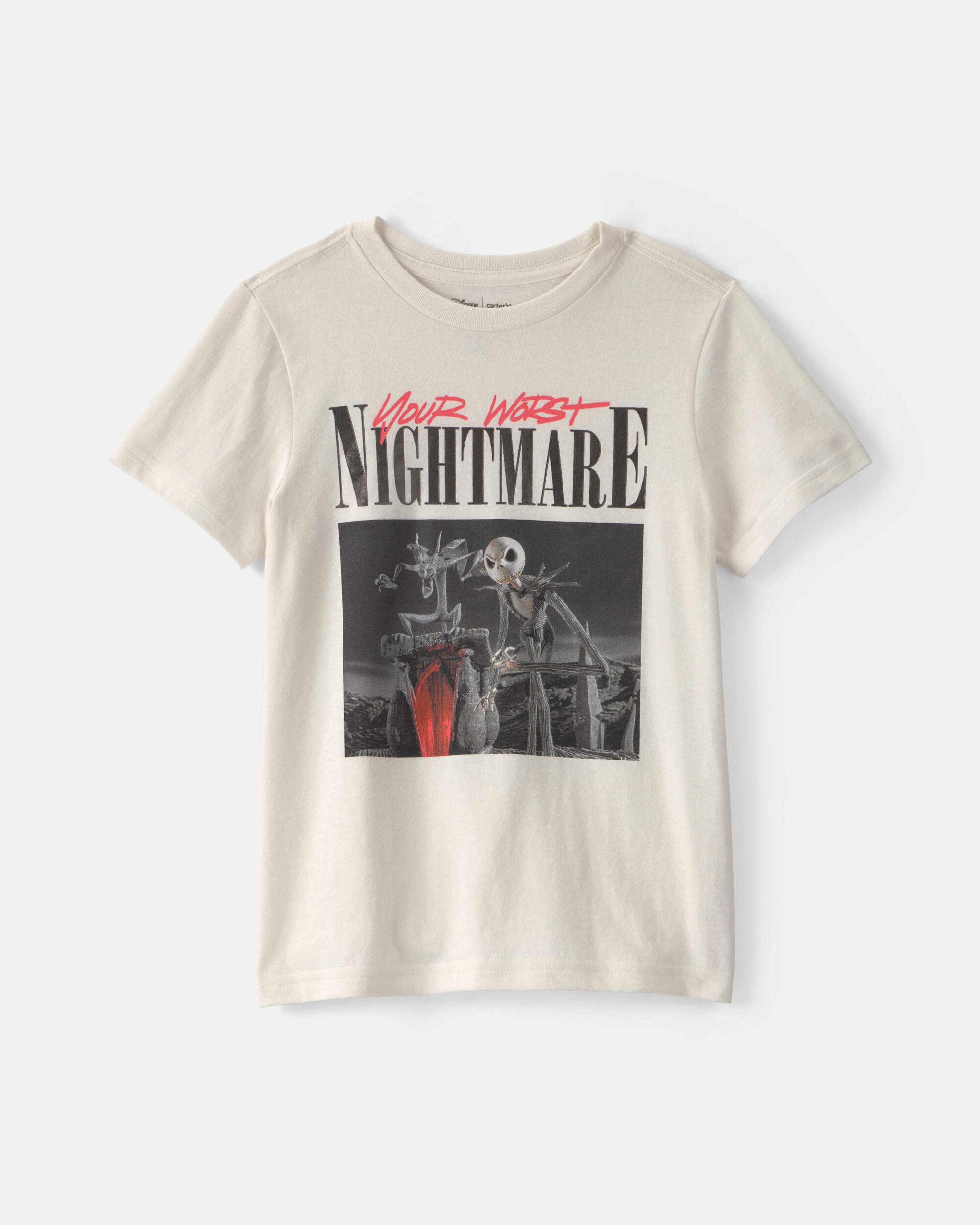 Boys Disney© Nightmare Halloween Graphic Tee - White