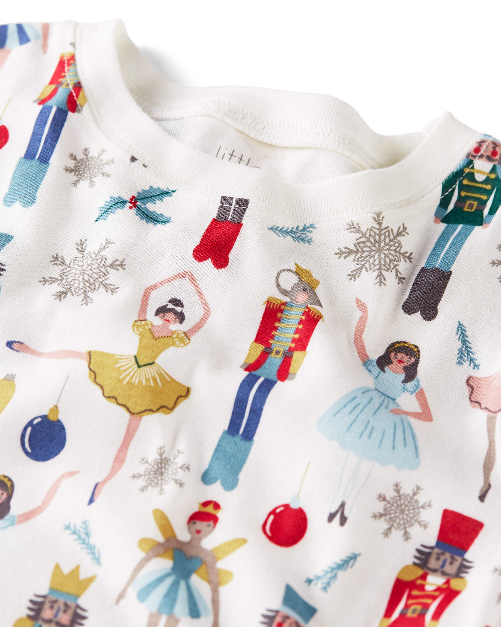 Kid Organic Cotton Pyjamas Nutcracker Print