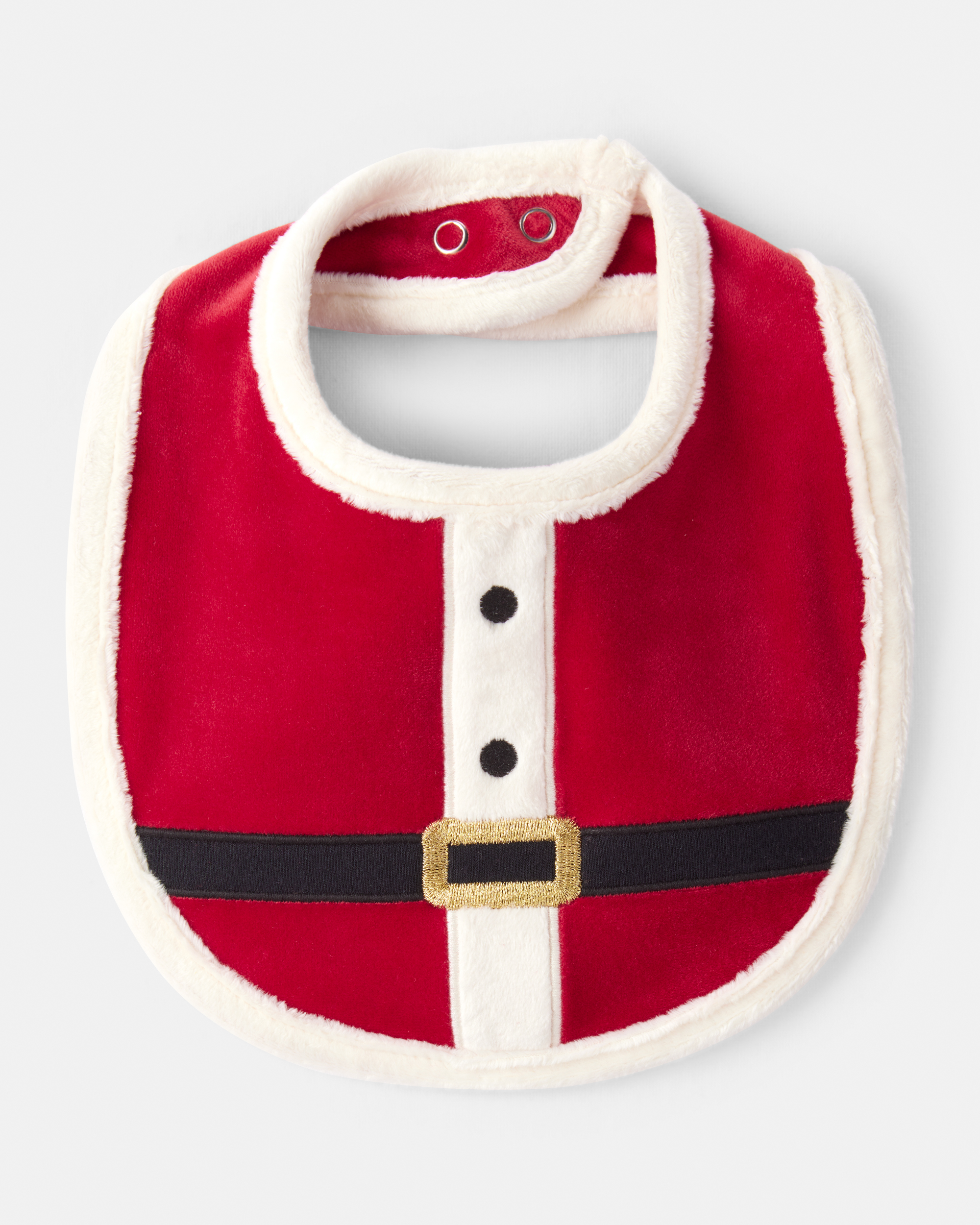 Baby Santa Bib - Red