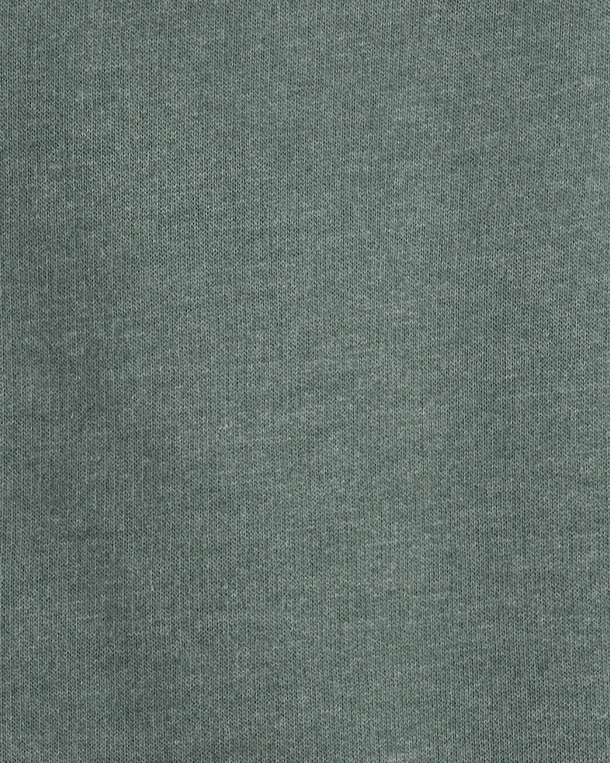 Boys Long-Sleeve Hooded Zip-Up Jacket - Green