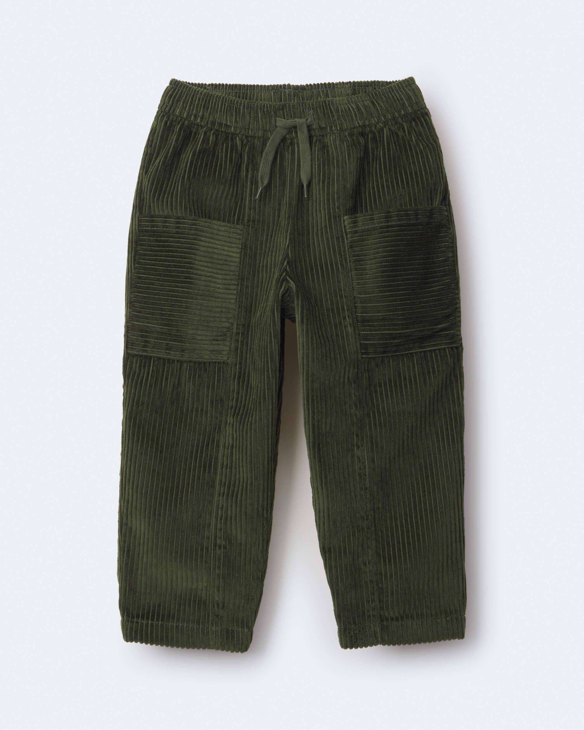 Toddler Boy Pocket Pants - Olive
