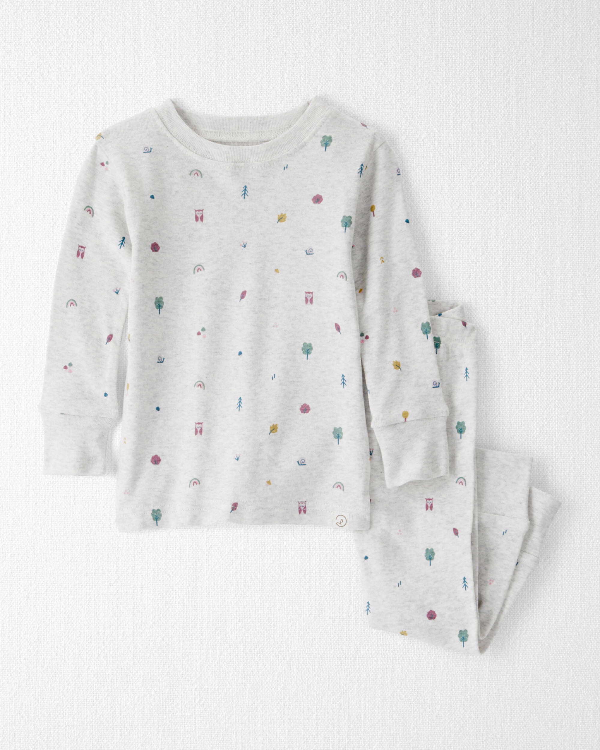 Baby Girl Organic Cotton Pyjamas Icon Town Print