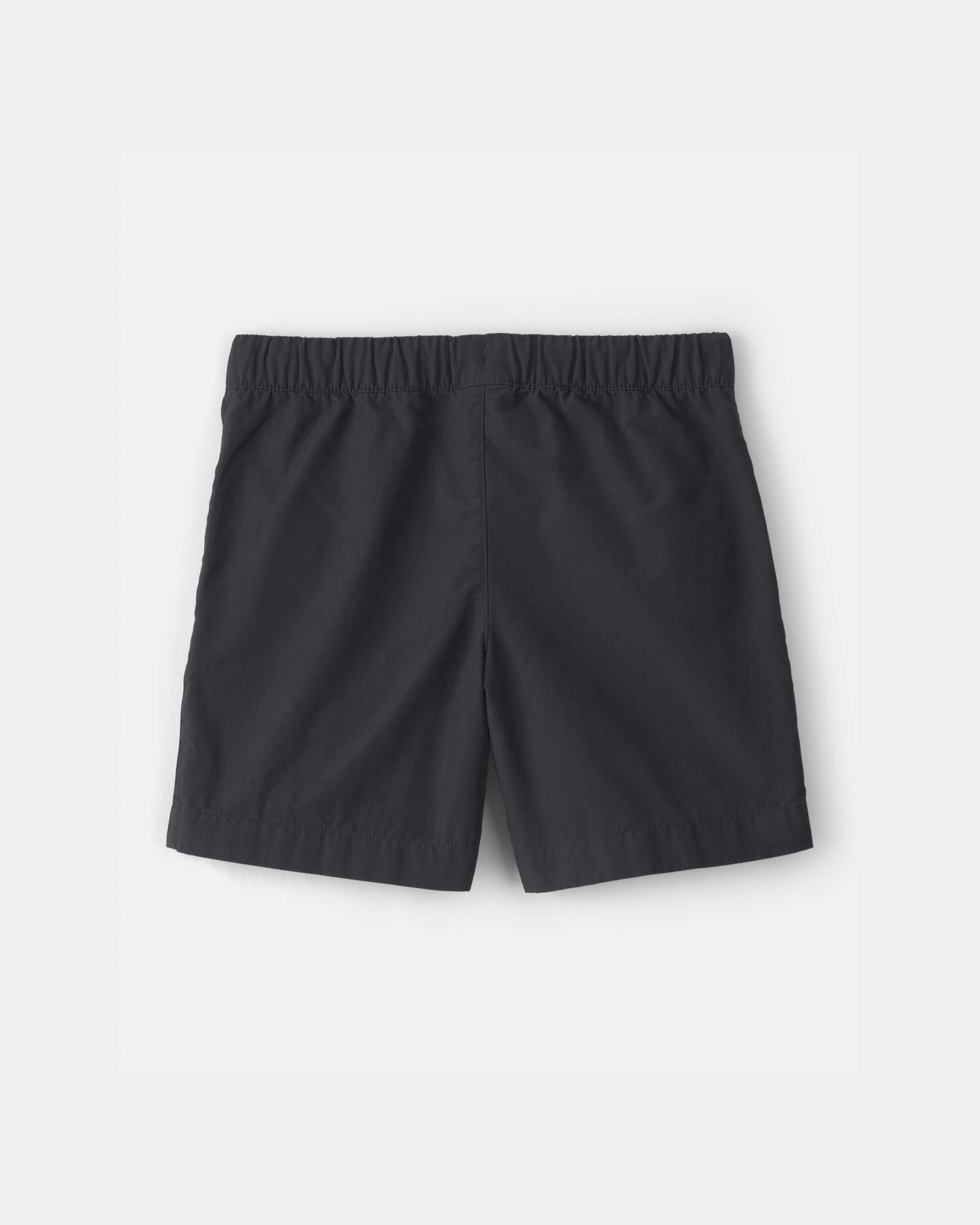 Boys Canvas Shorts - Black