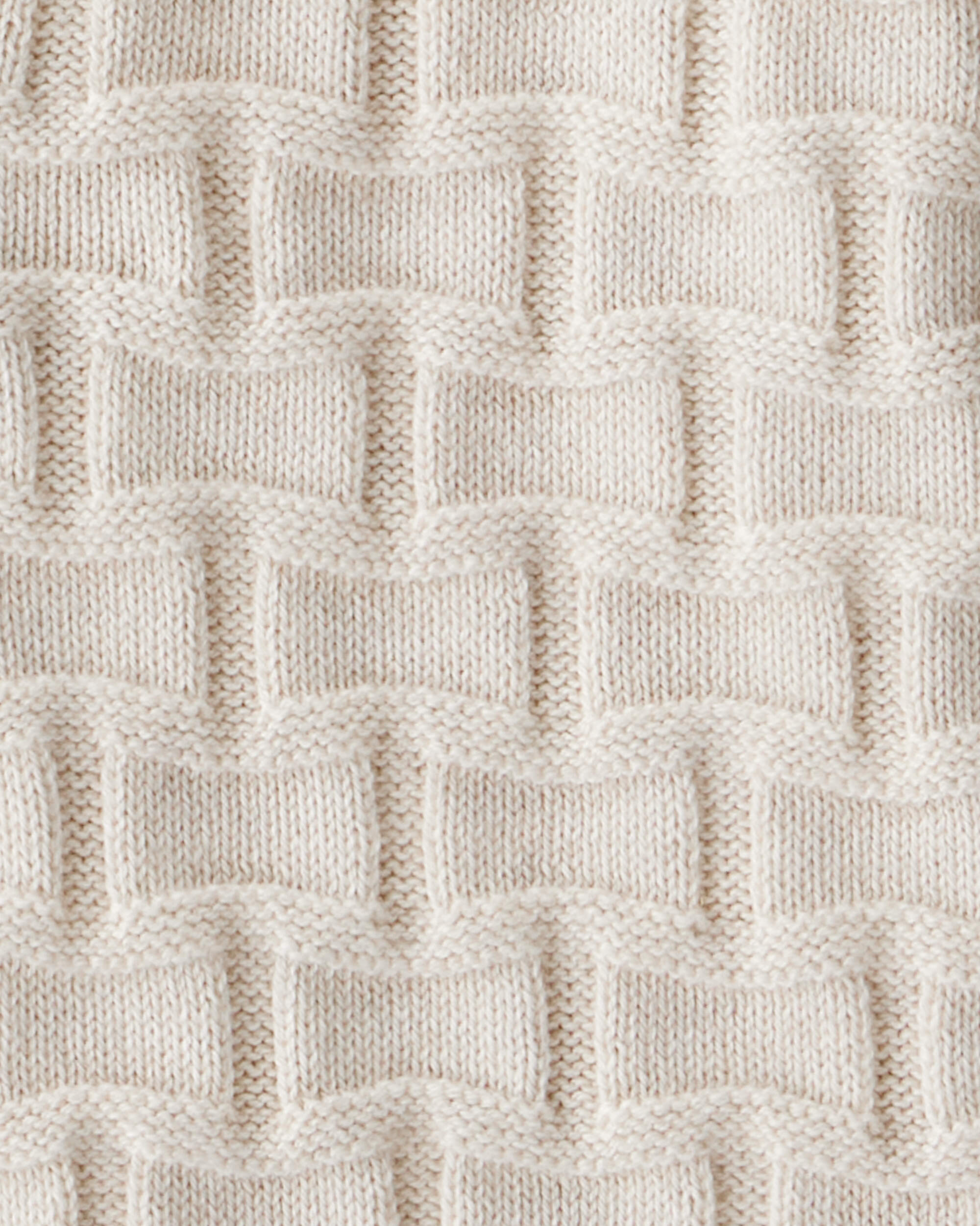 Kid Cropped Sweater Knit Cardigan - Ivory | Carter's Oshkosh Canada