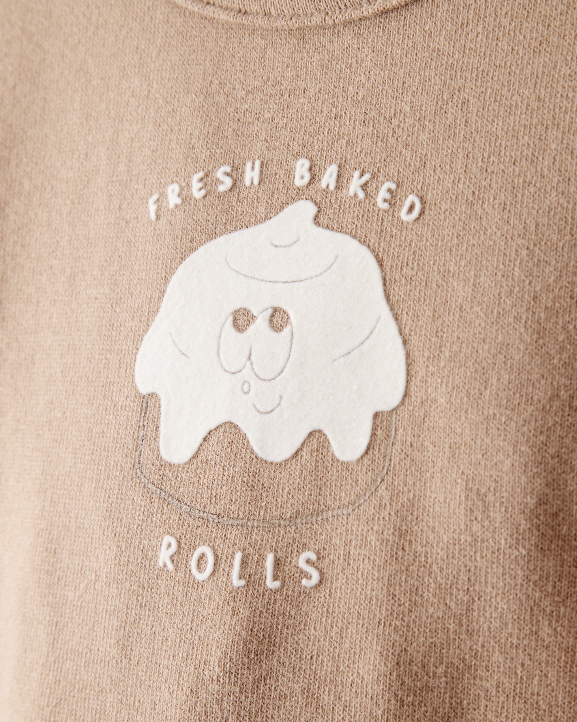 Baby Boy Baked Rolls Long-Sleeve Tee - Brown