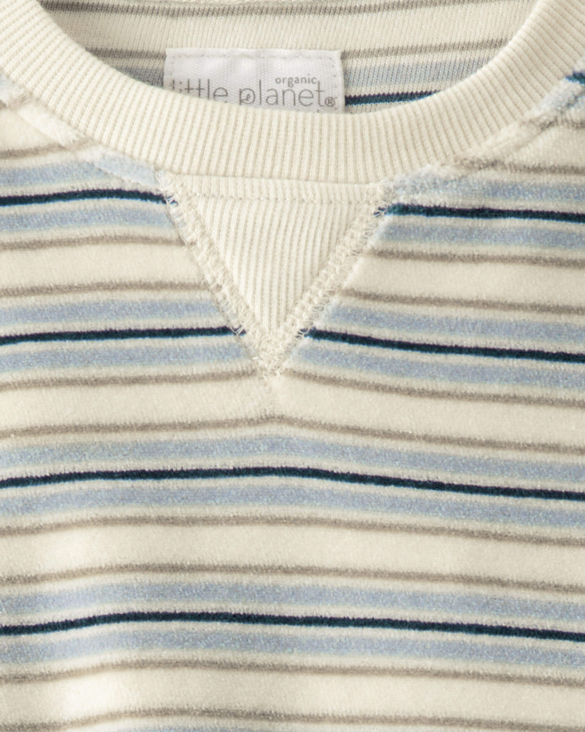Toddler 2-Piece Organic Cotton Velour Pullover & Pant Set