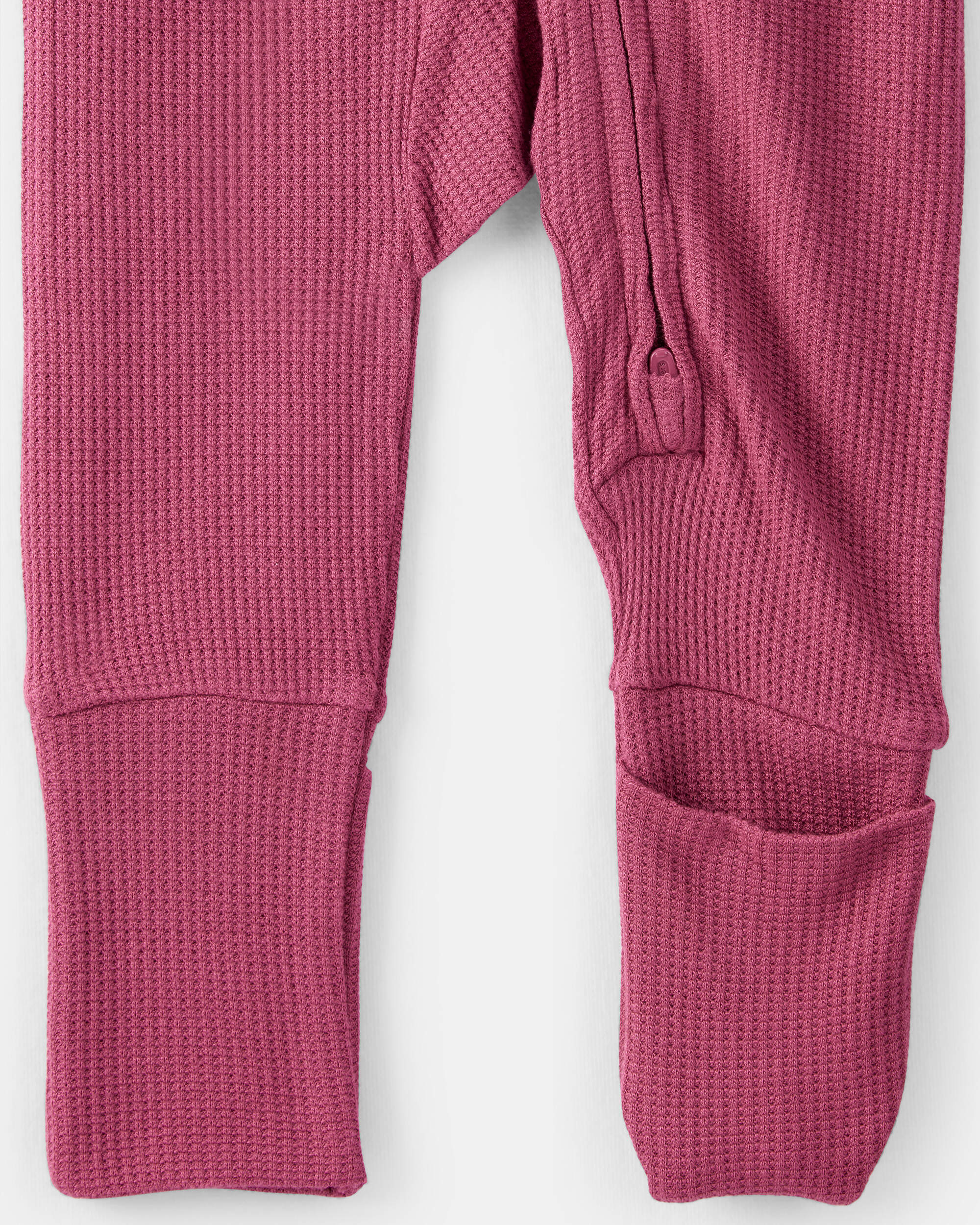 Baby Girl PurelySoft Long-Sleeve Sleeper- Pink