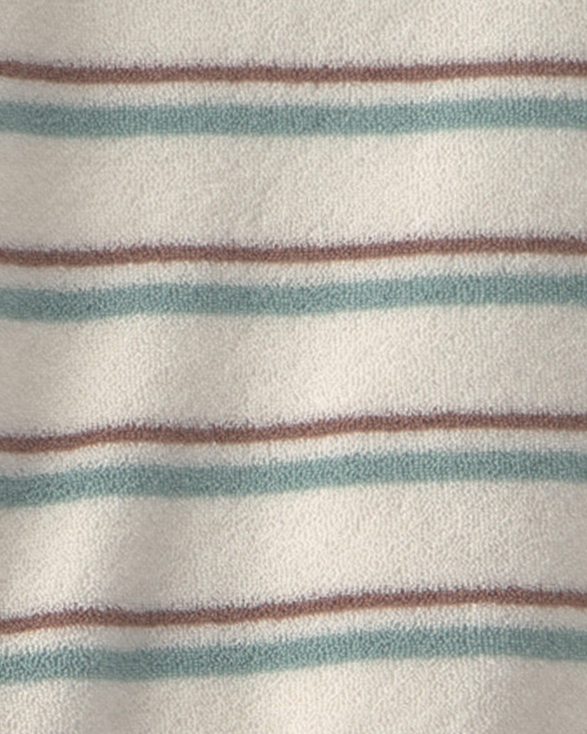 Toddler 2-Piece Terry Top & Short Set Made with Organic Cotton Stripes