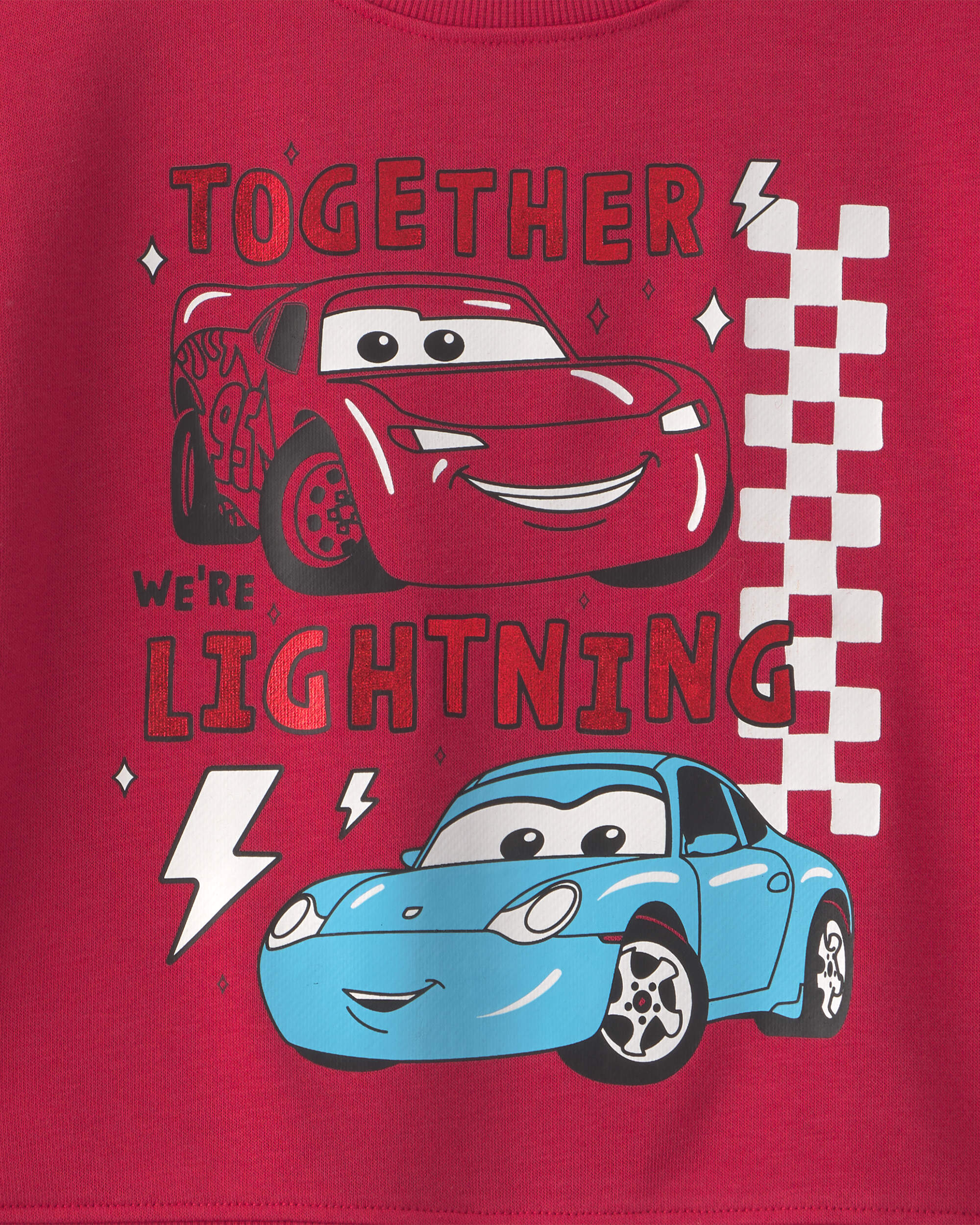 Toddler Boy 'Together We're Lightning' ©Disney/Pixar Cars Pullover Sweatshirt - Red