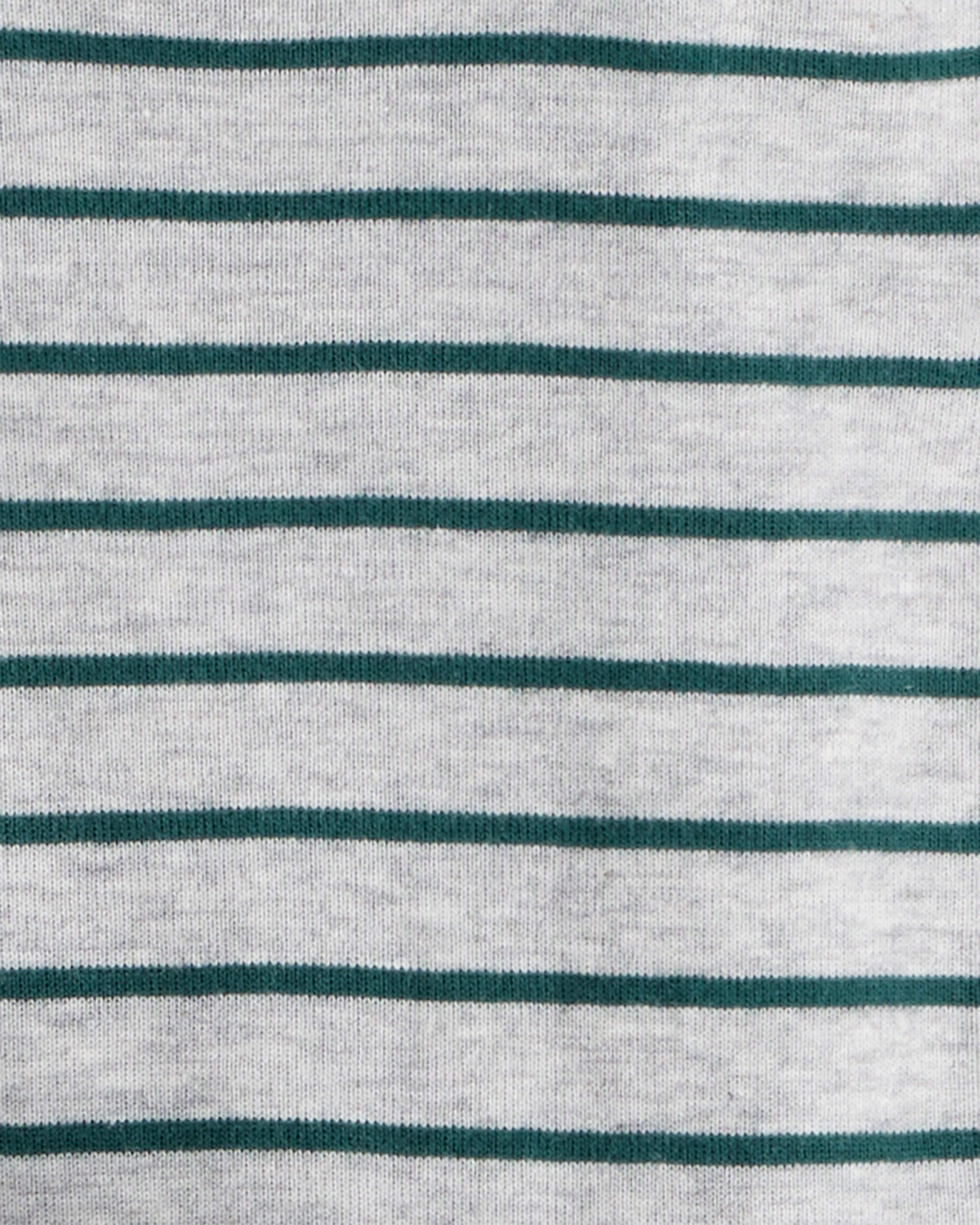 Baby Boy 3-Piece Fleece Vest Outfit Set - Green