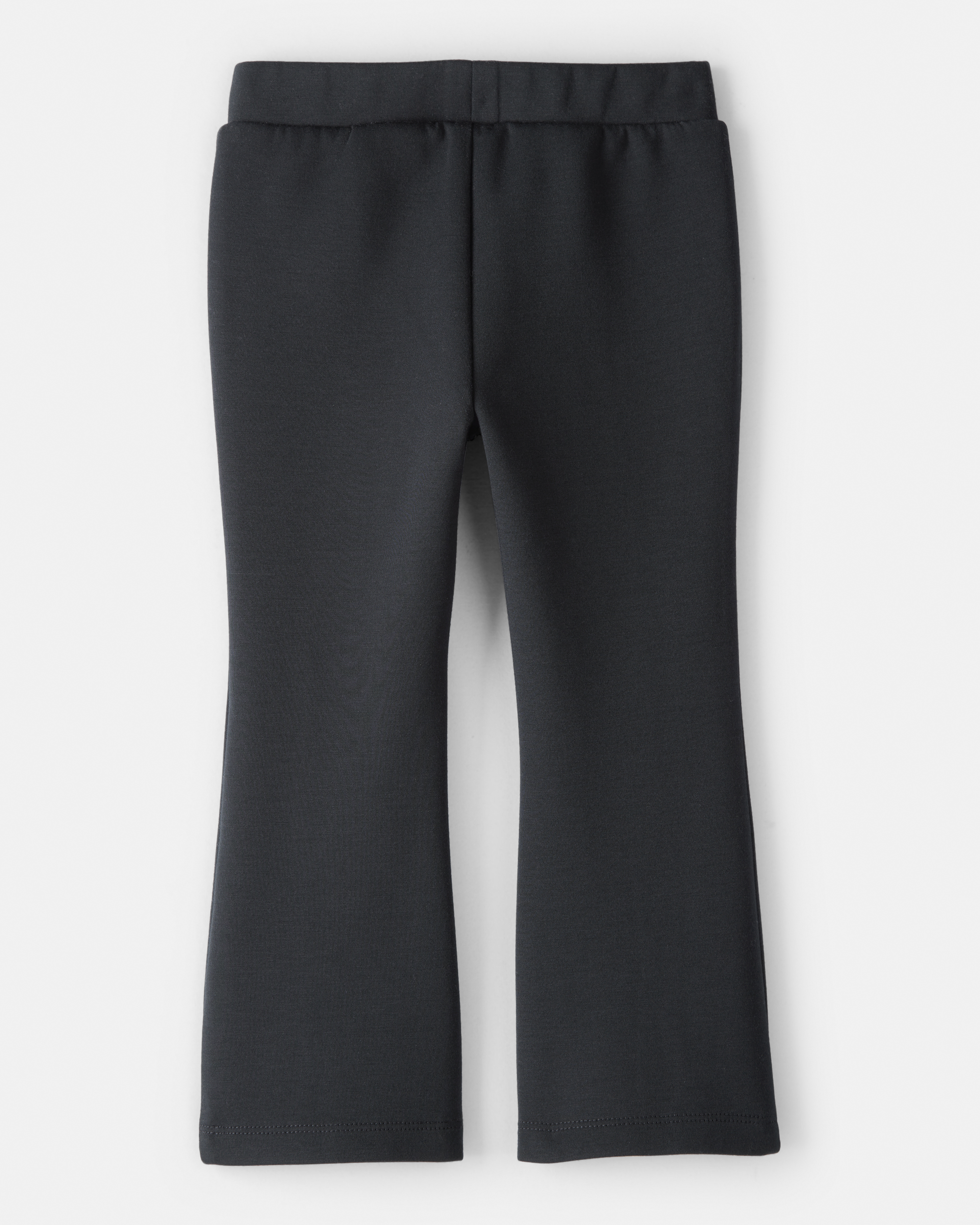 Toddler Girl Pull-On Flare Pants - Black