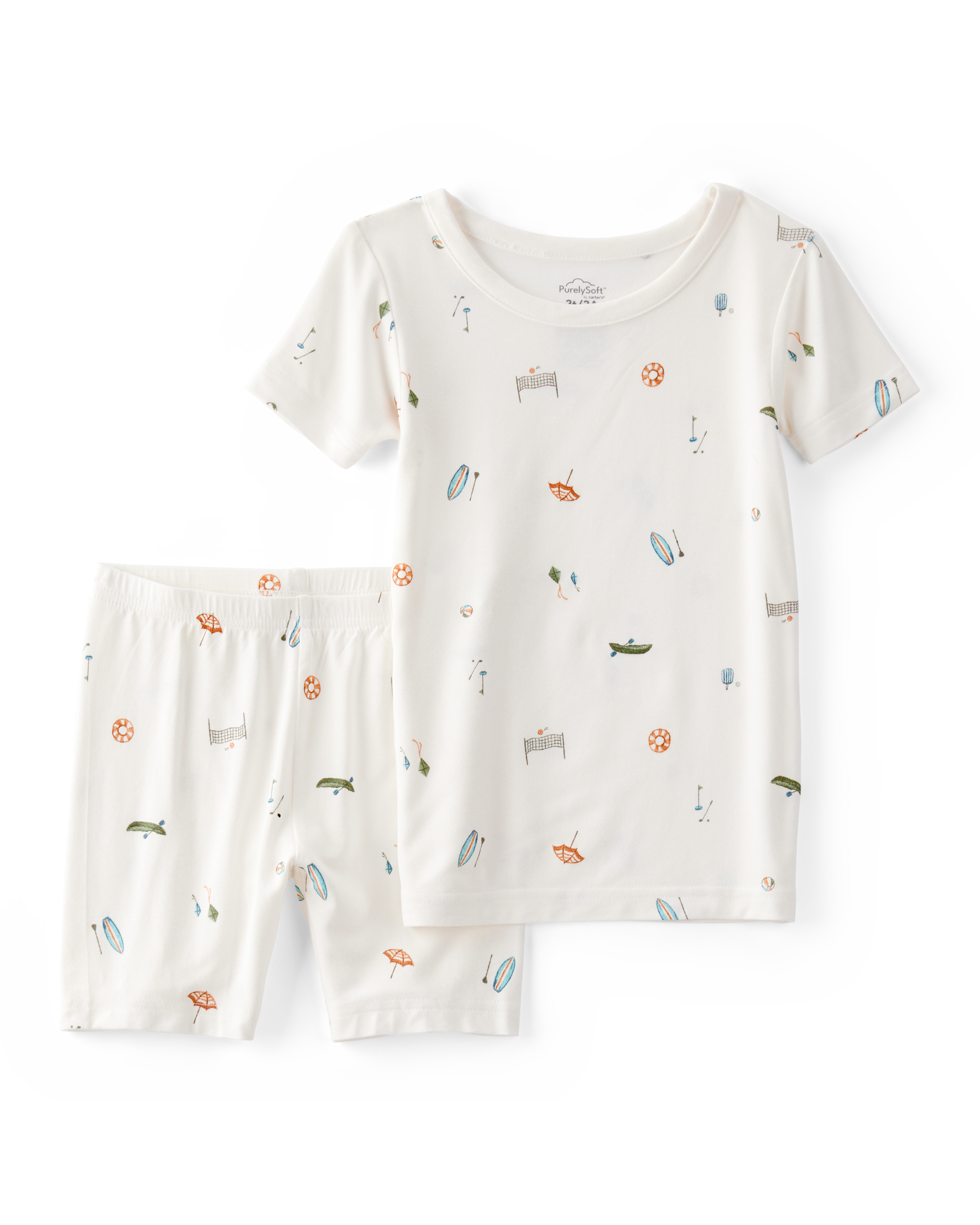 Toddler 2-Piece Camp Print PurelySoft Pajamas