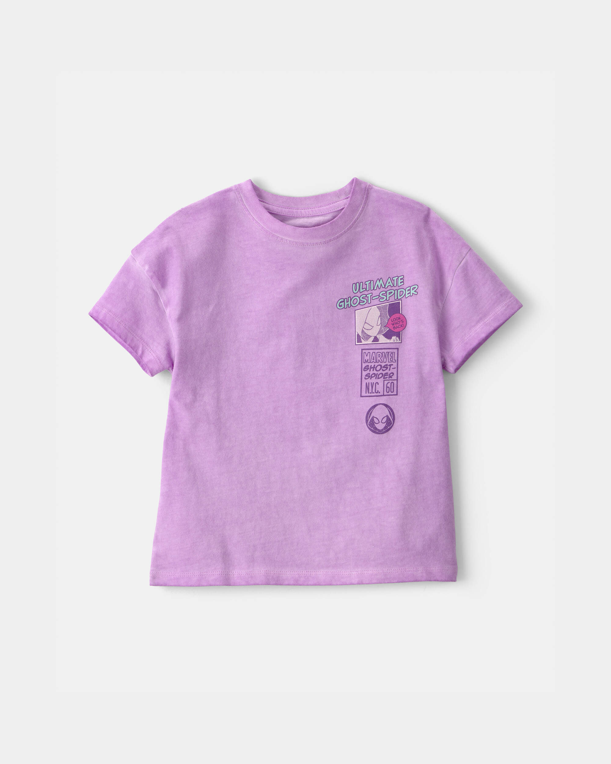 Toddler Girl Ghost-Spider Graphic Tee - Purple | Carter's Oshkosh