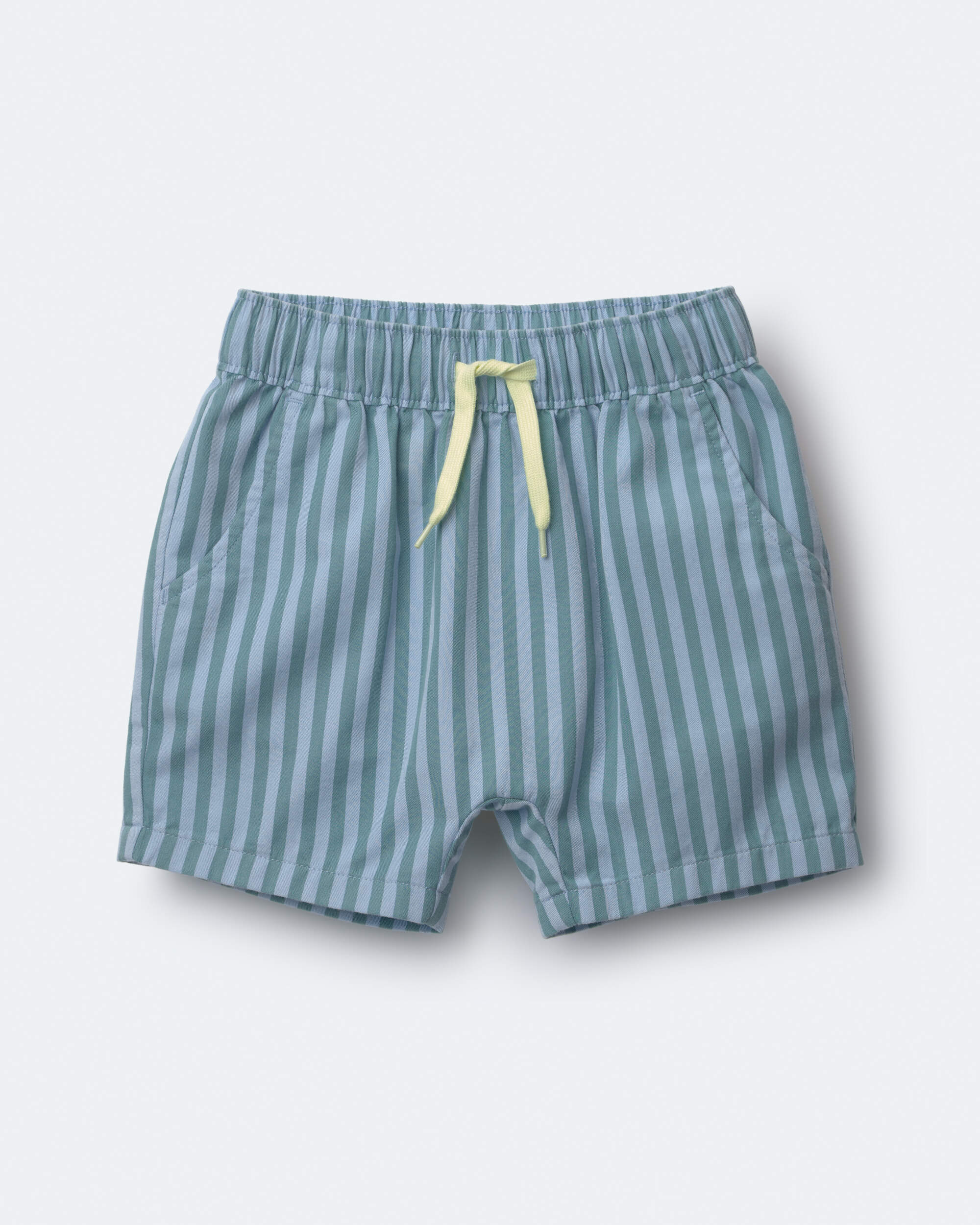 Toddler Boy Playground Shorts Stripes - Blue