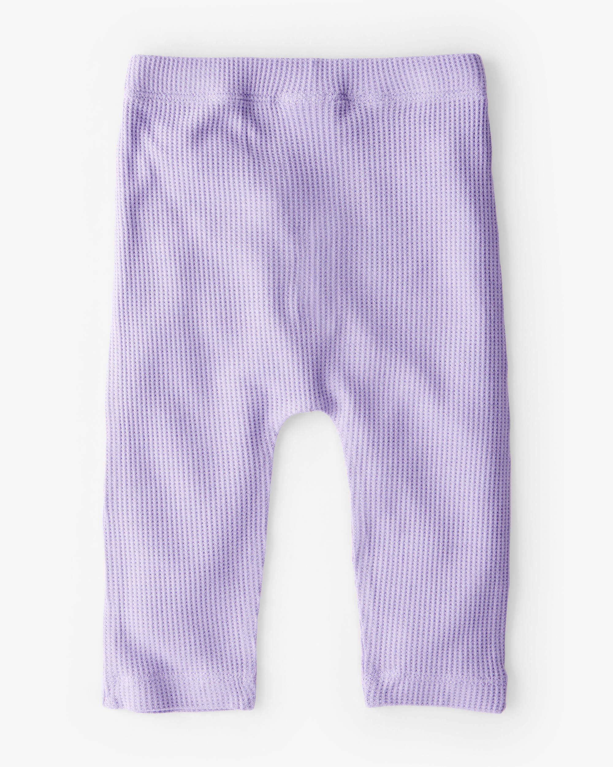 Baby Girl Paint Print PurelySoft Pull-On Pants - White/Purple