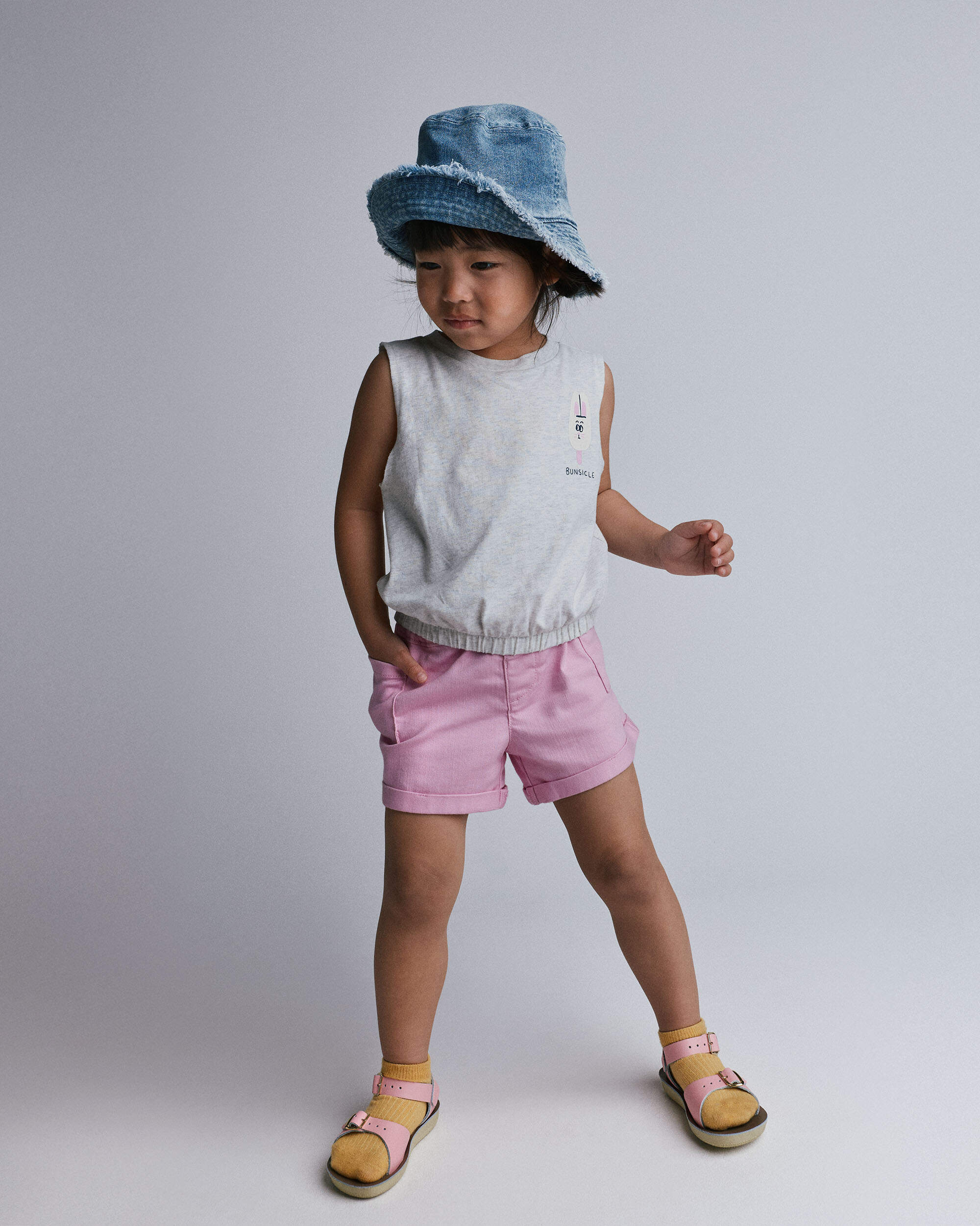 Toddler Girl Mom Short - Pink