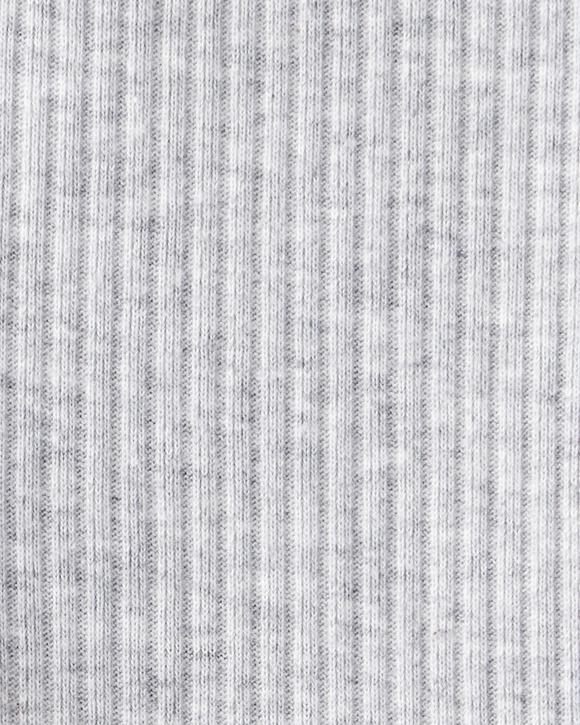 Baby Girl Knit Pull-On Pants - Grey